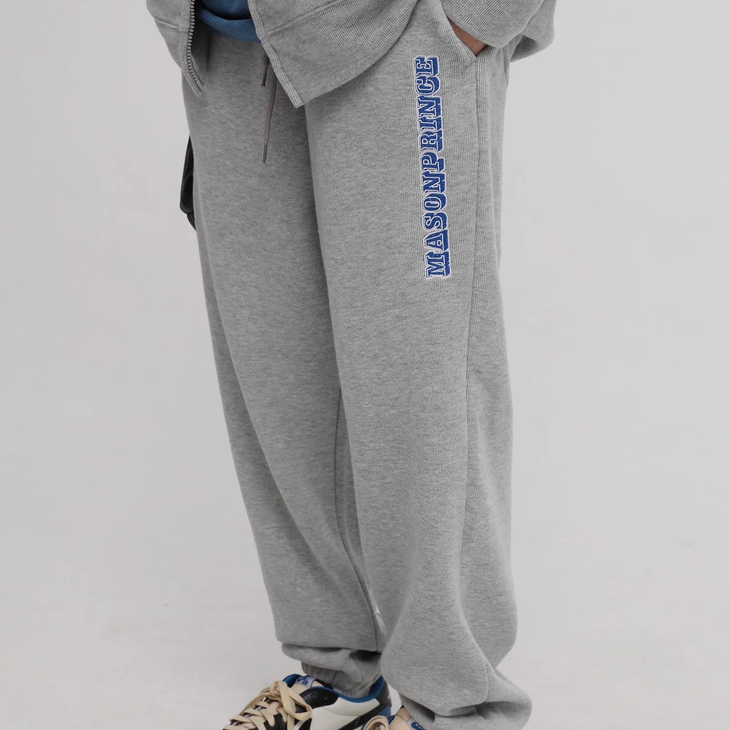 MASONPRINCE Men's Fleece Lined Varsity Tracksuit Set