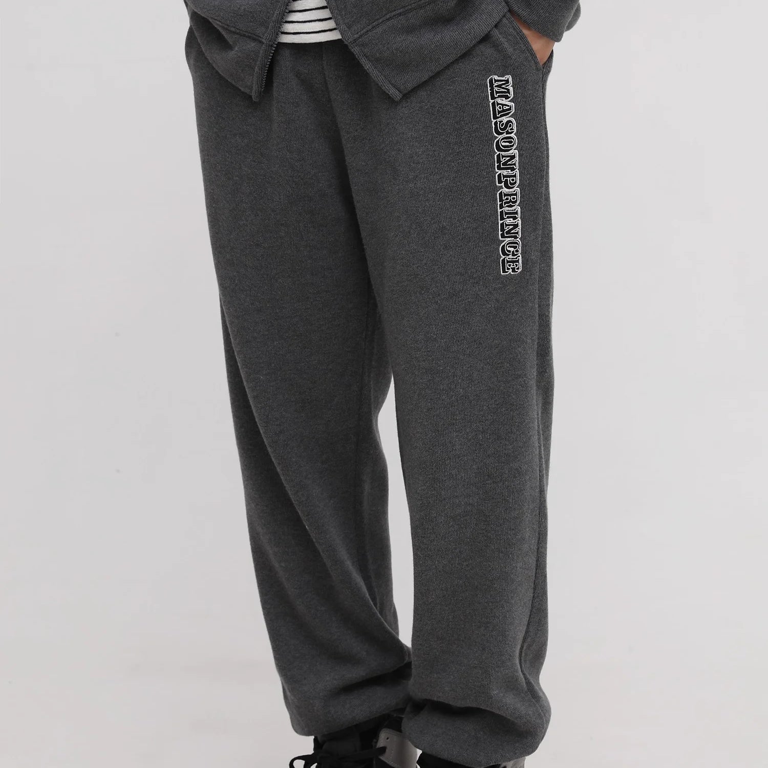 MASONPRINCE Men's Fleece Lined Varsity Tracksuit Set