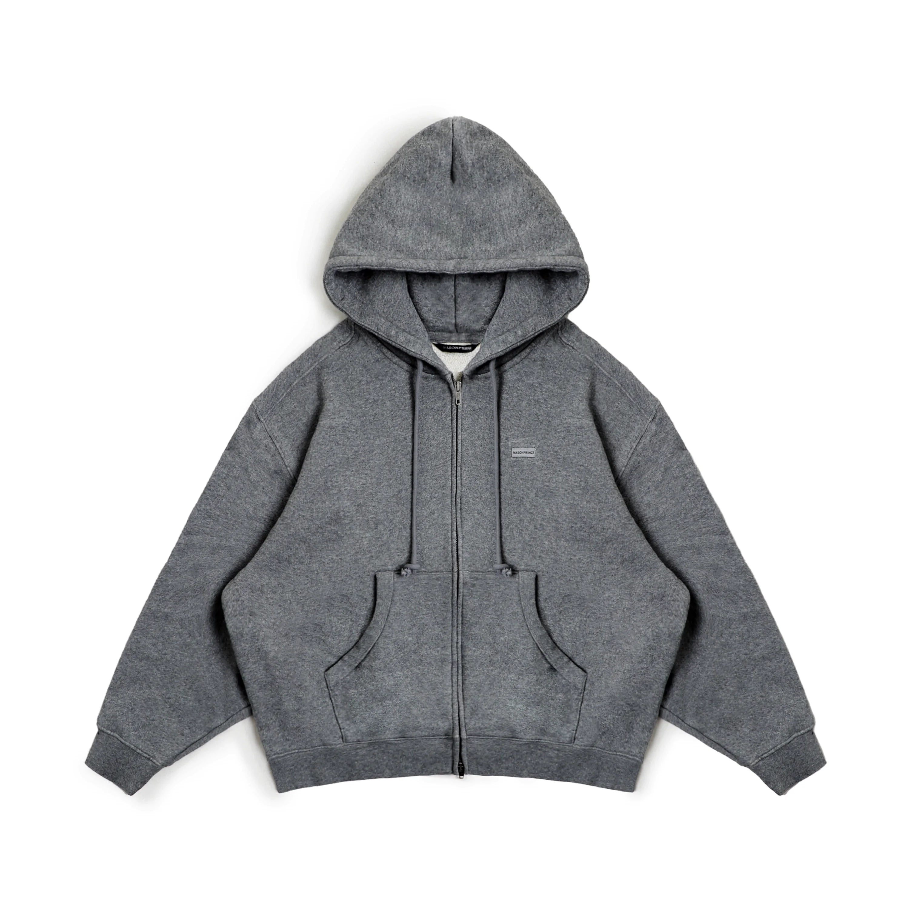 MASONPRINCE Charcoal Heavyweight Knit Hoodie and Cropped Sweatpants Set