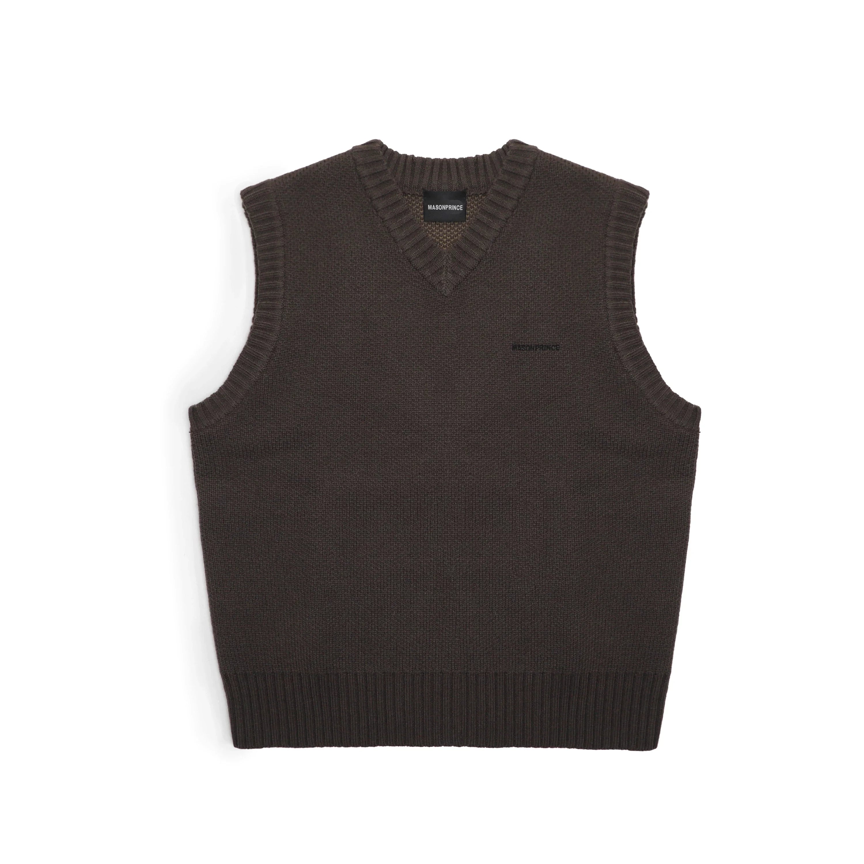 MASONPRINCE Men's Thickened V-Neck Wool Vest