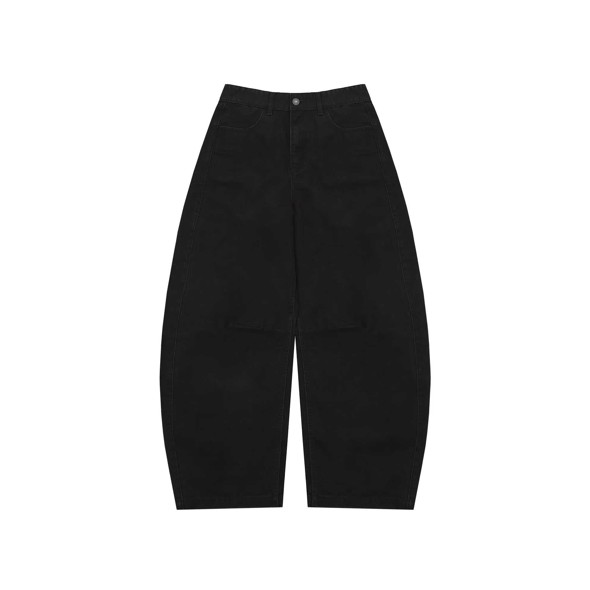 MASONPRINCE Women's High-Waisted Black Wide-Leg Jeans