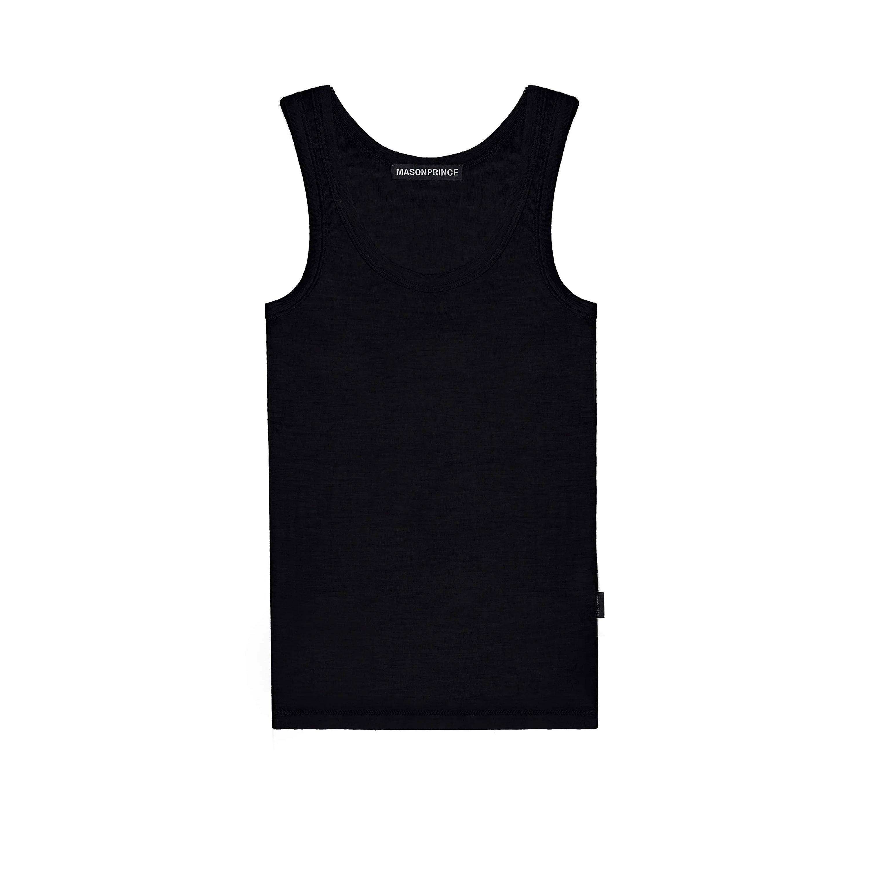 MASONPRINCE Men's Wool Stretch Base Layer Mock Neck T-Shirt