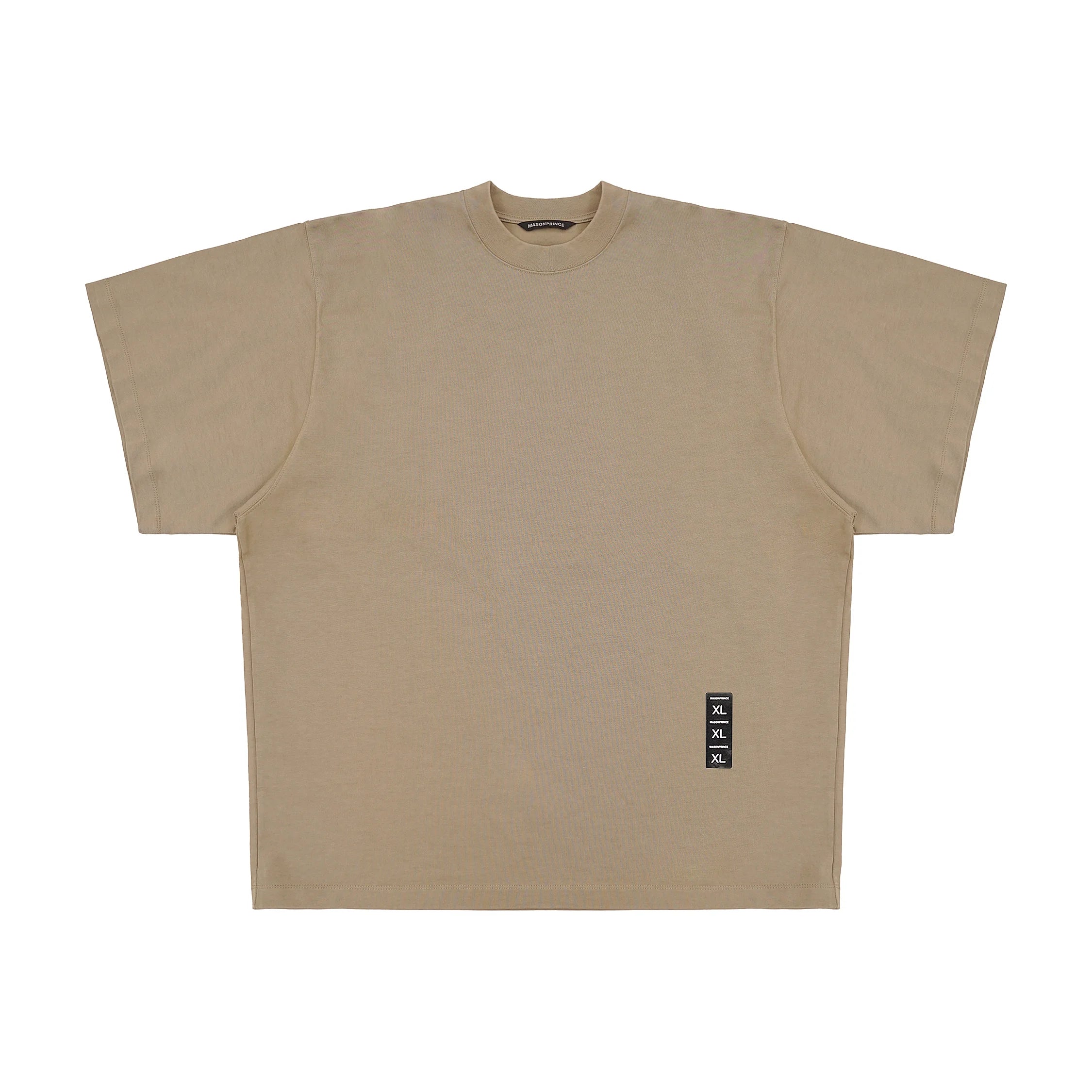 MASONPRINCE 380G Cotton Oversized Sticker Patch T-Shirt