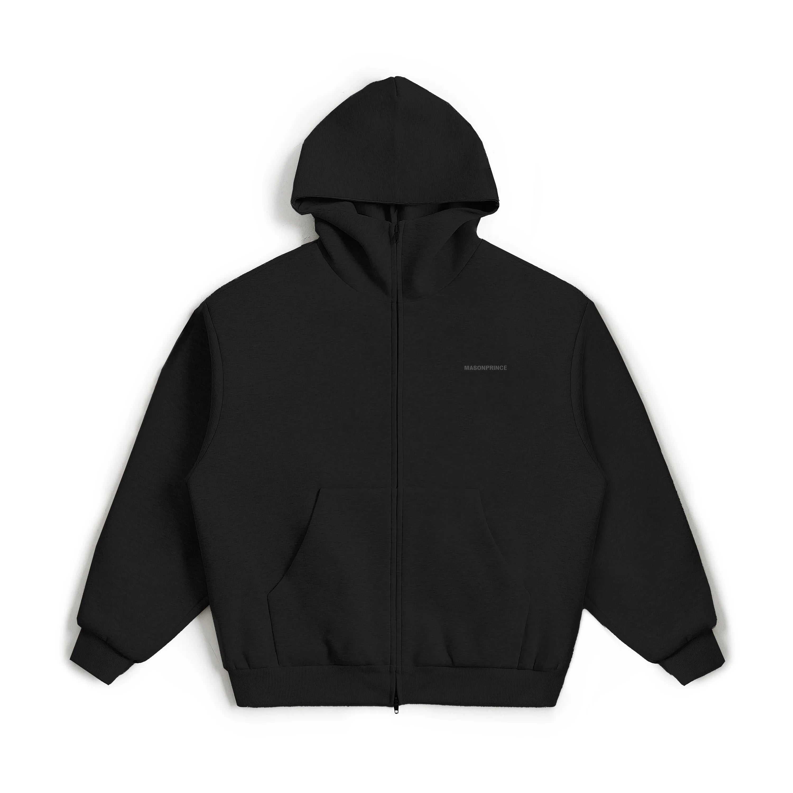 MASONPRINCE High-Definition Reflective Screen-Printed Structured Hoodie