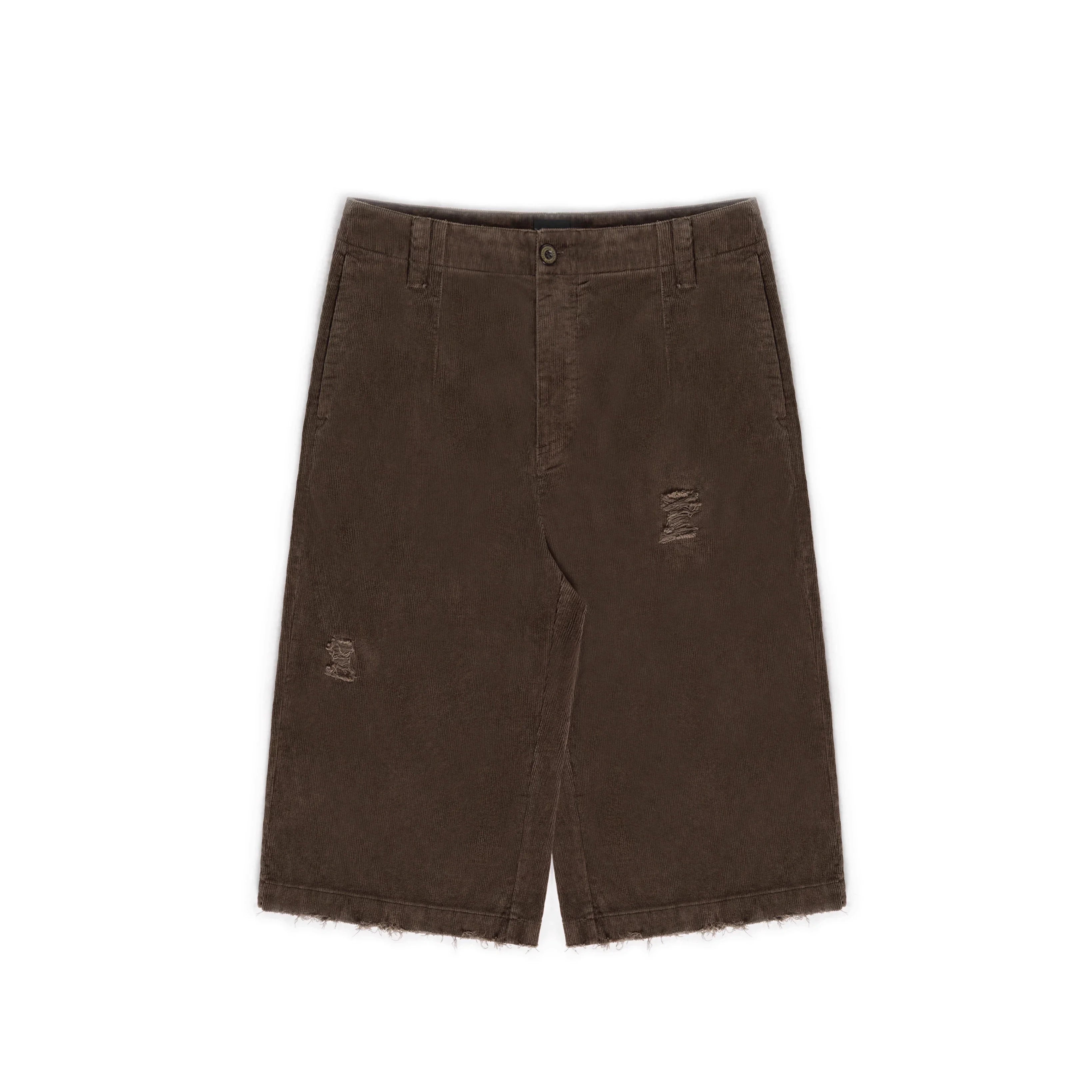 MASONPRINCE Vintage Corduroy Wide-Leg Cropped Pants