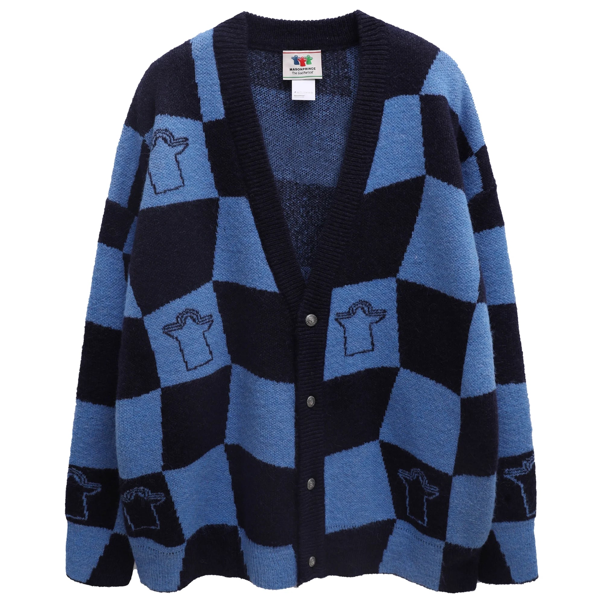 MASONPRINCE Limited Edition Checkered Knit Cardigan