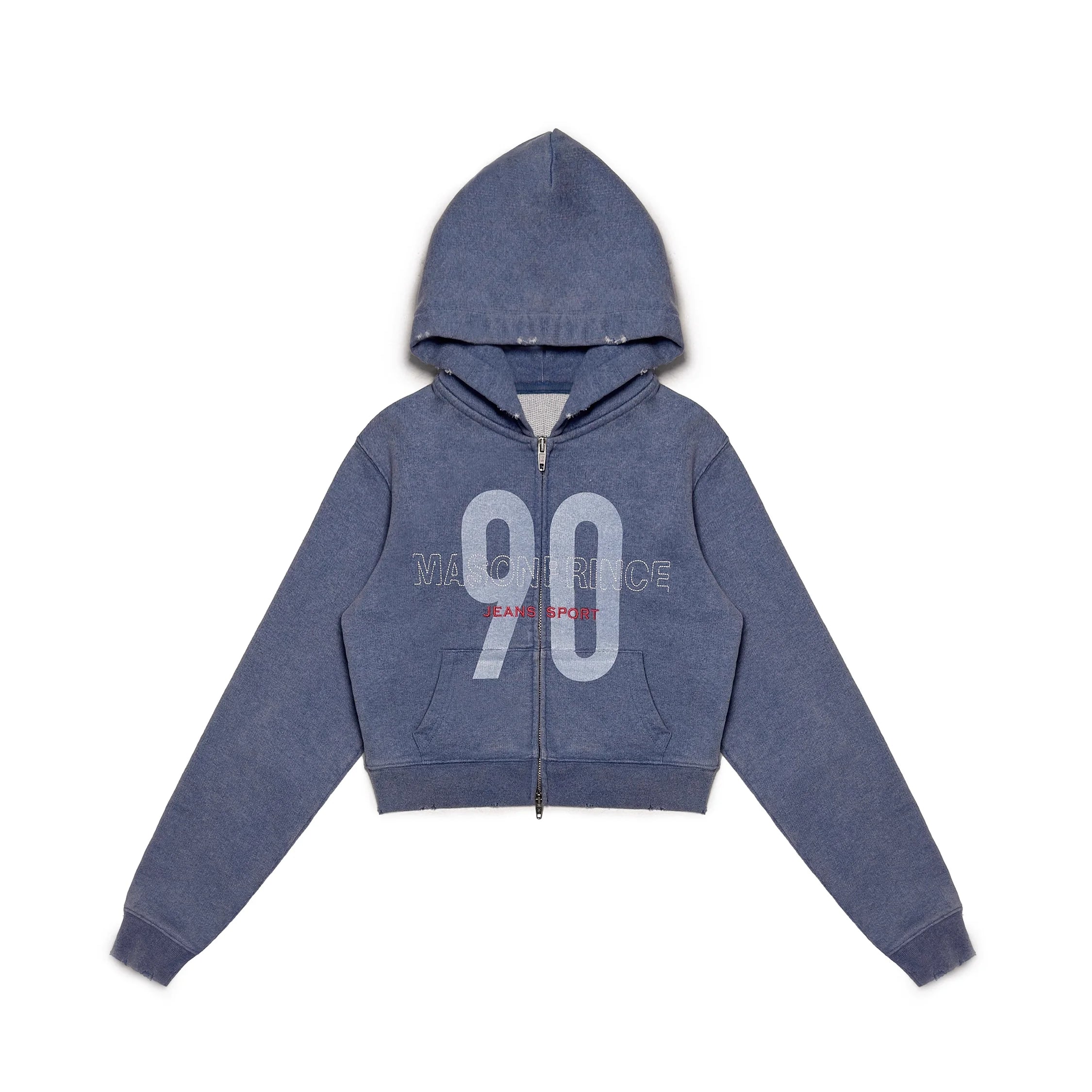 MASONPRINCE Retro 90s Knitted Hoodie and Sweatpants Casual Set