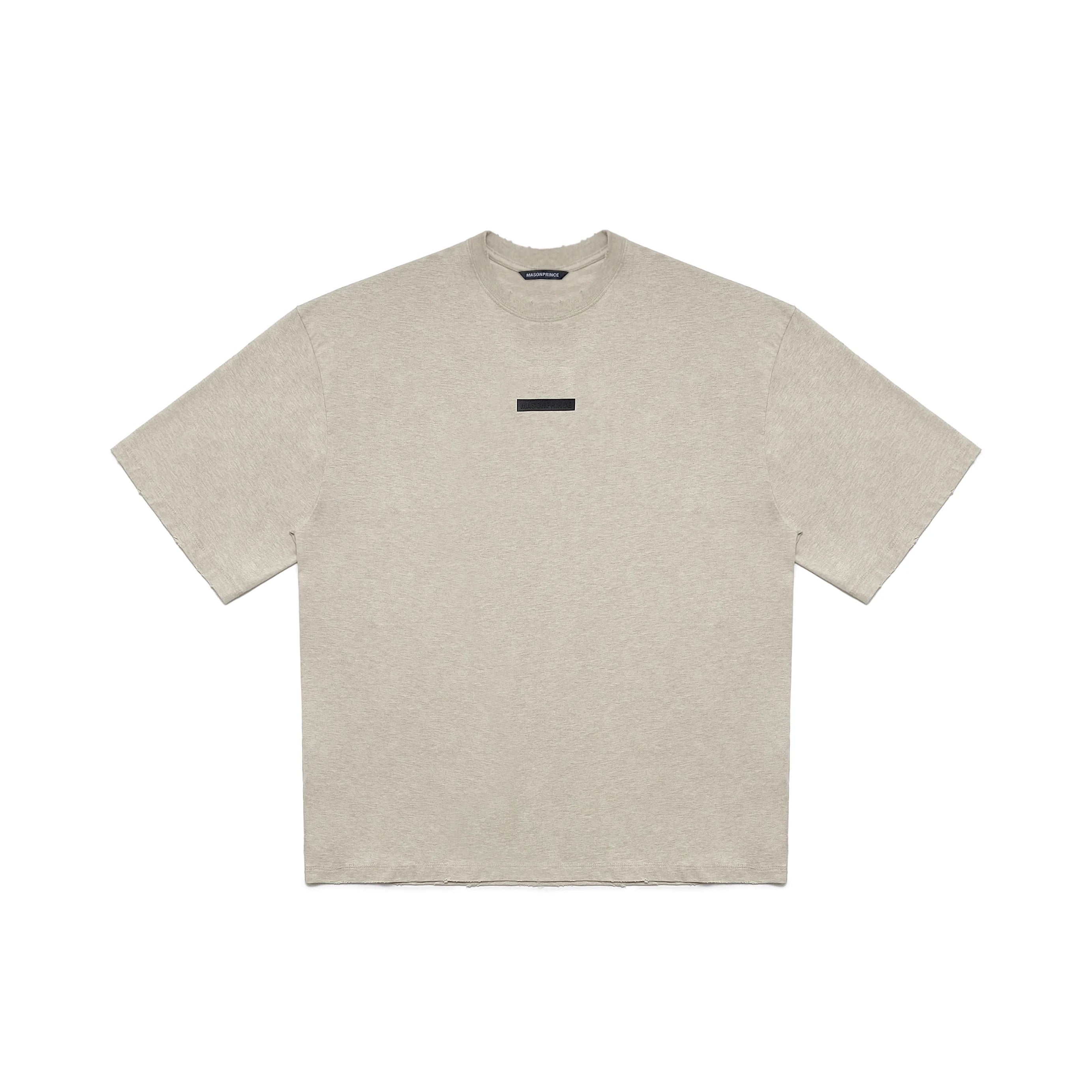 MASONPRINCE Men's Oversized Summer T-Shirt with Silicone Chest Detail