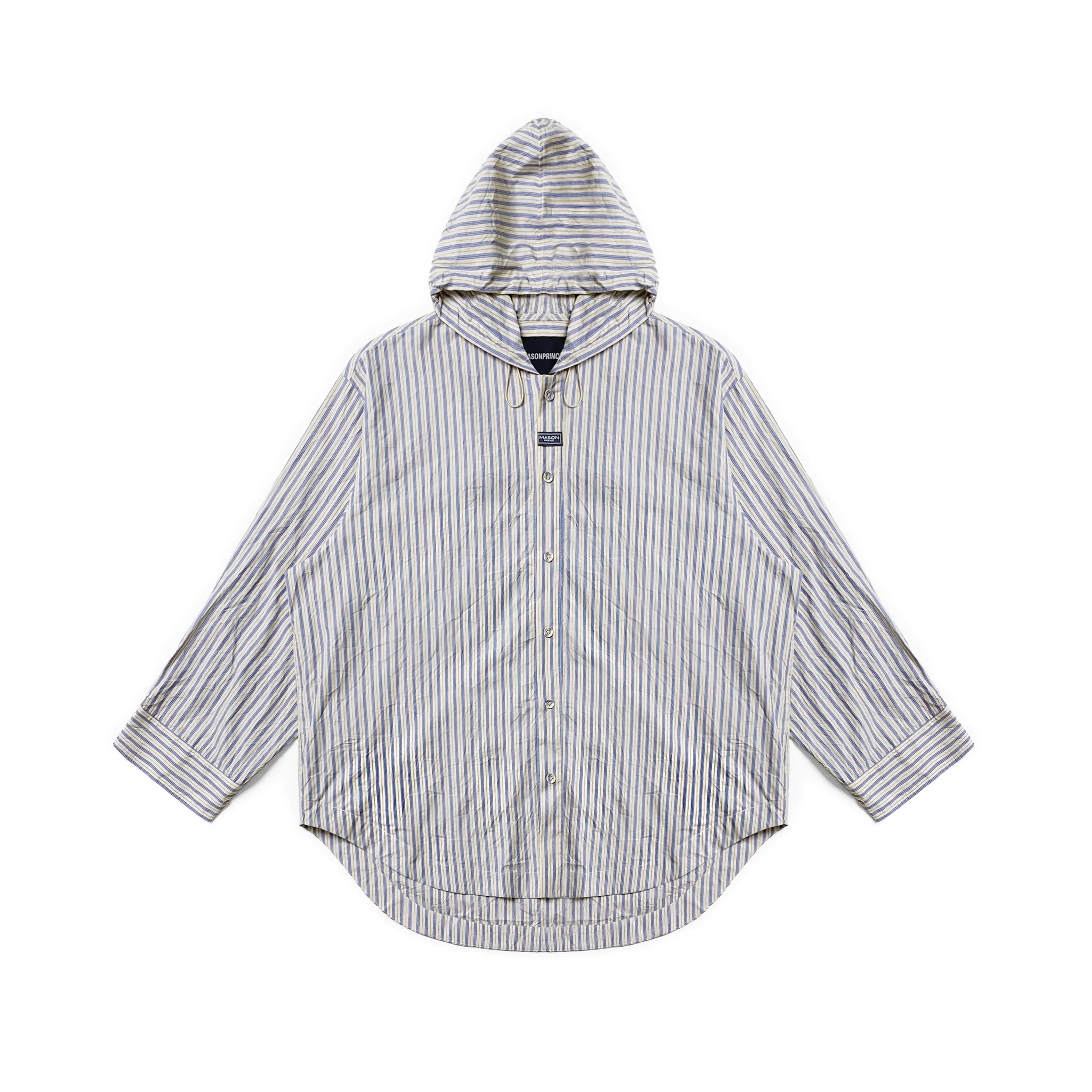 MASONPRINCE Waterproof Striped Oversized Shirt and Pants Set