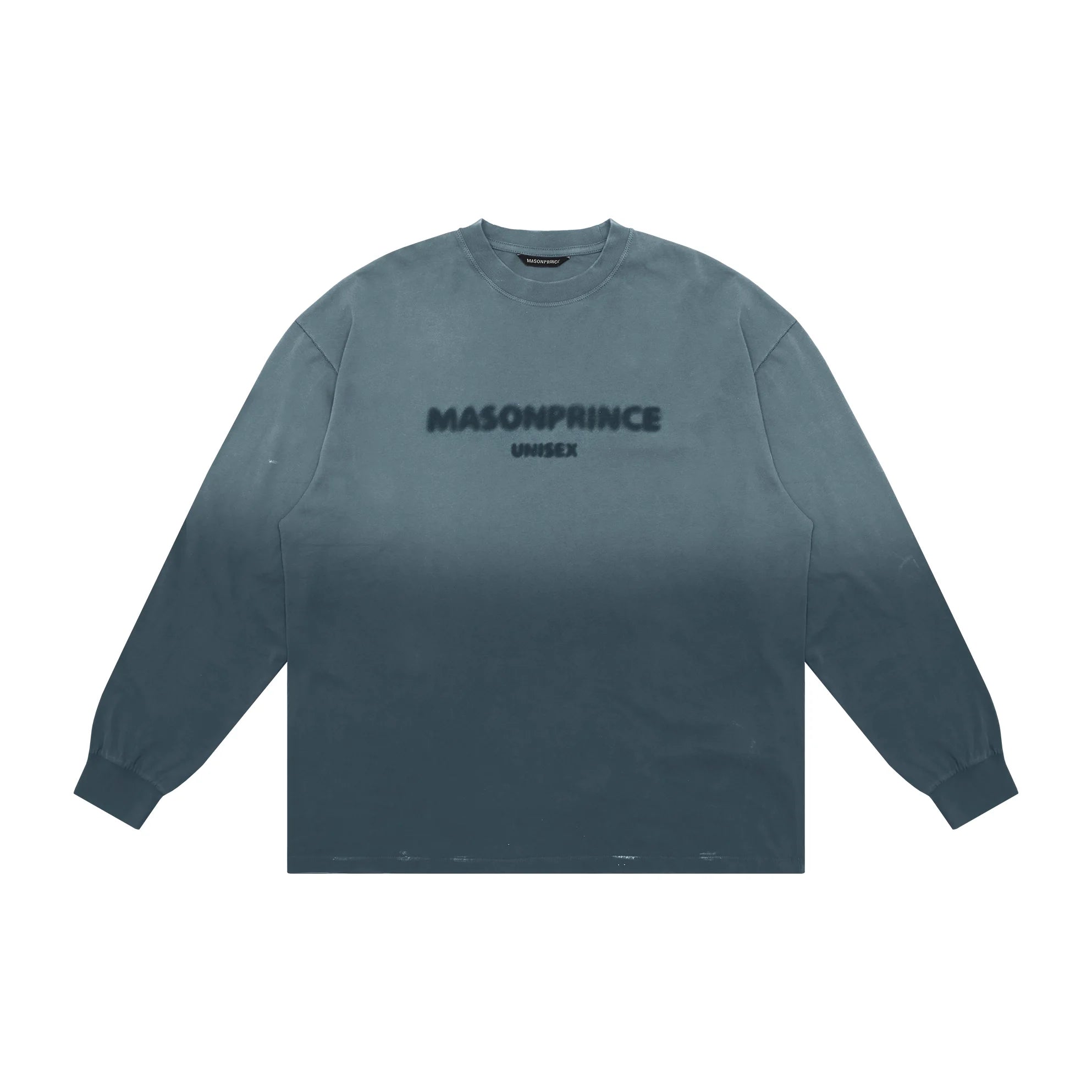 MASONPRINCE Unisex Layered Washed Sweatshirt and Wide-Leg Pants Set