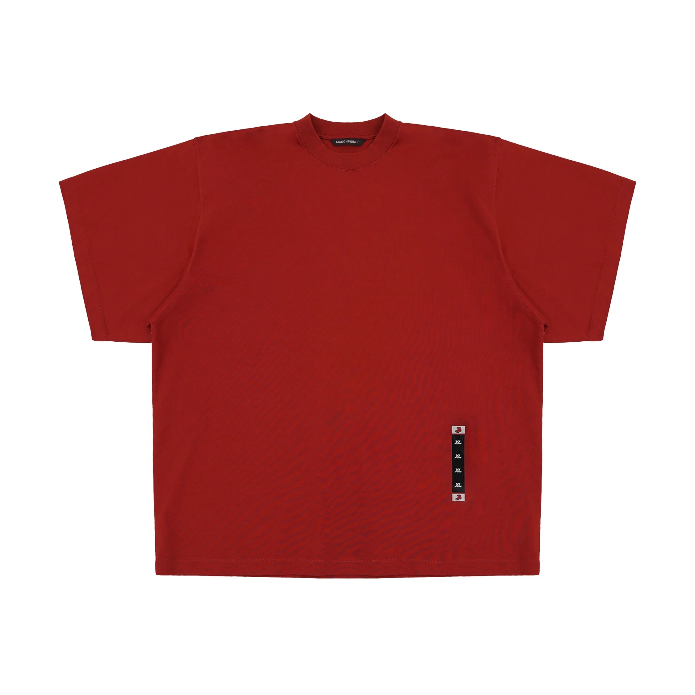 MASONPRINCE 380G Cotton Oversized Sticker Patch T-Shirt