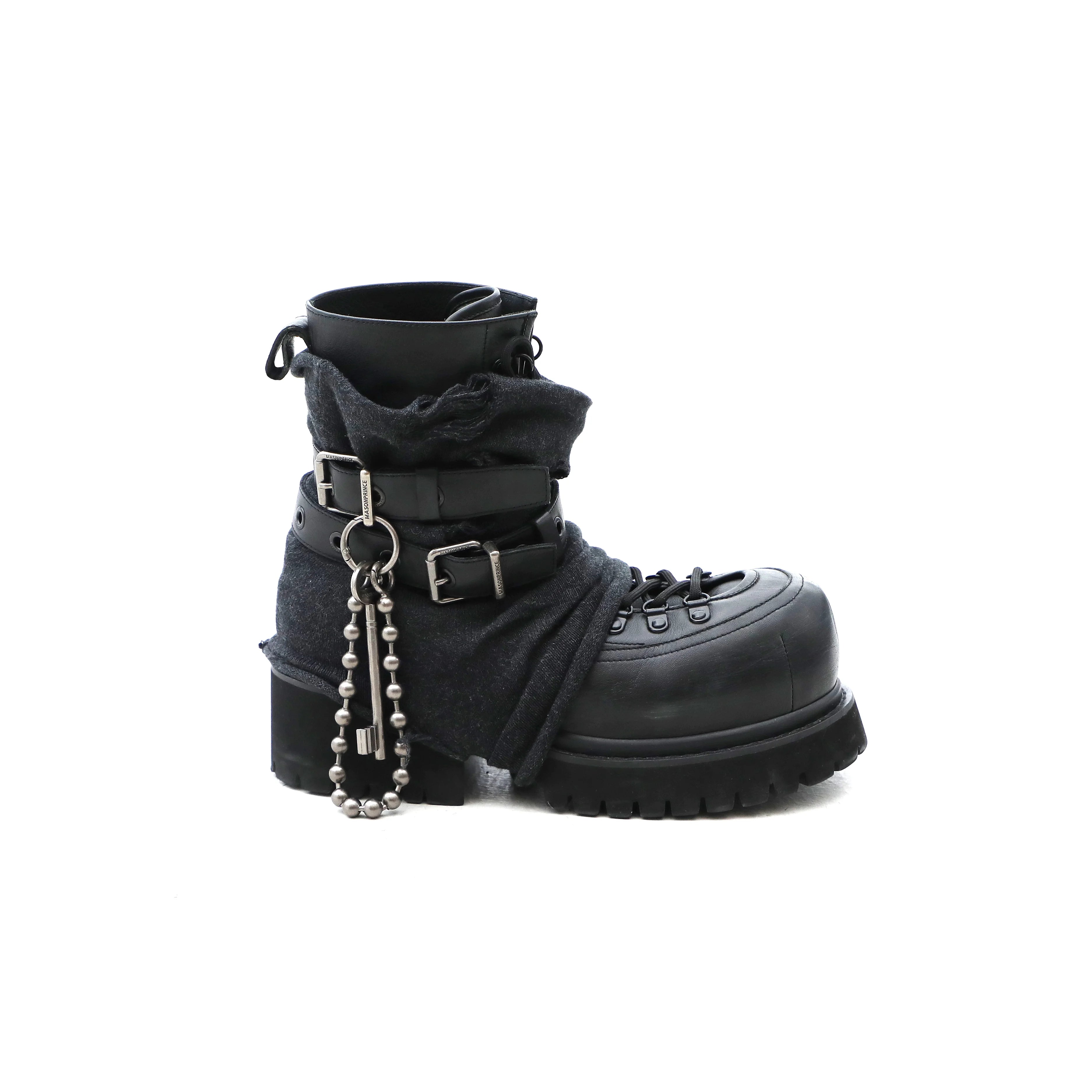 MASONPRINCE 10cm Height-Increasing Combat Wanderer Boots