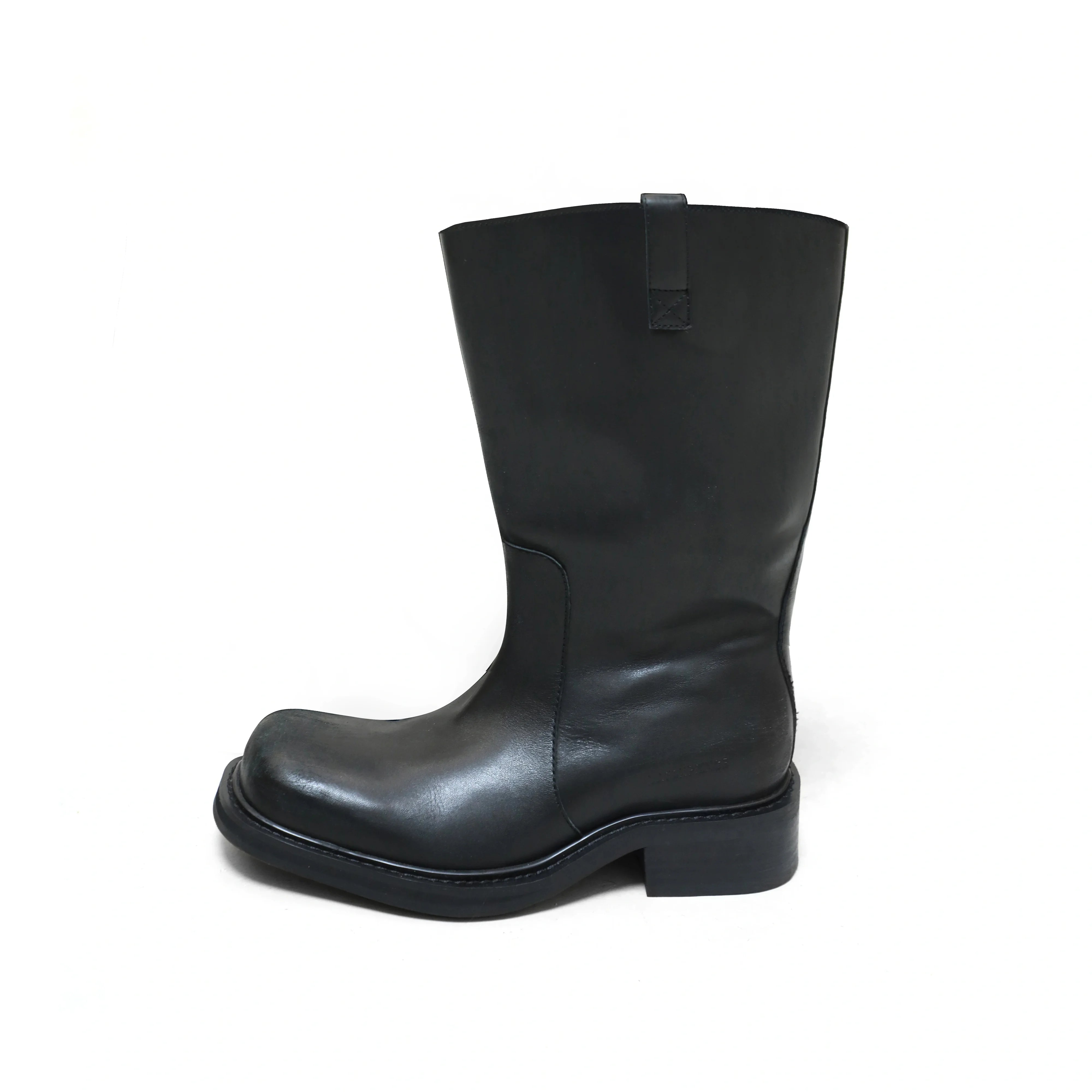 MASONPRINCE Classic Military-Inspired Wide-Leg Boots