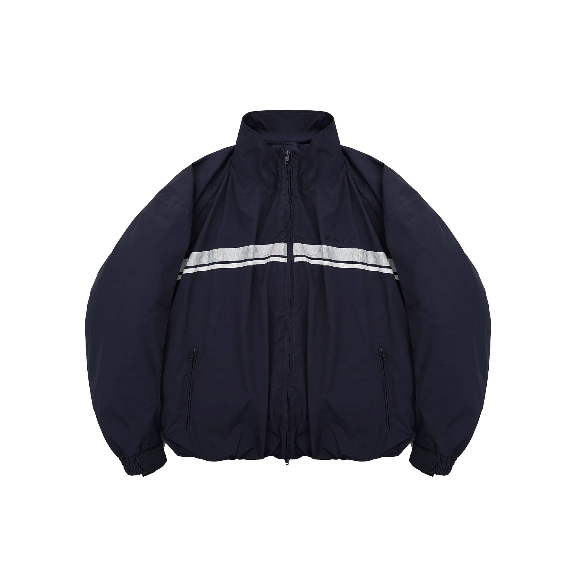 MASONPRINCE Men's Reflective Stripe Thermal Puffer Jacket