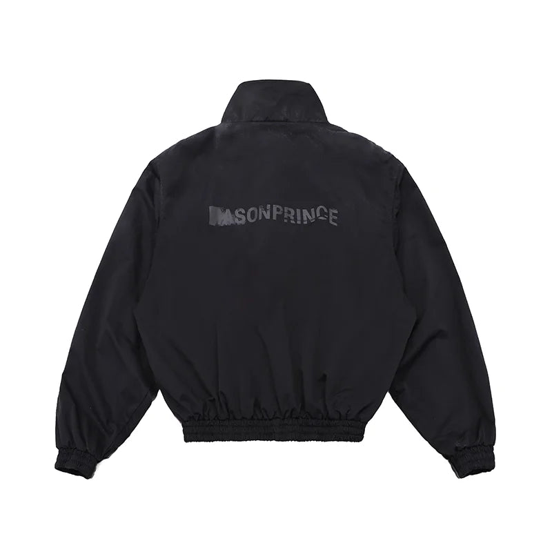 MASONPRINCE Graffiti Print Hand-Painted Faded Nylon Coach Jacket