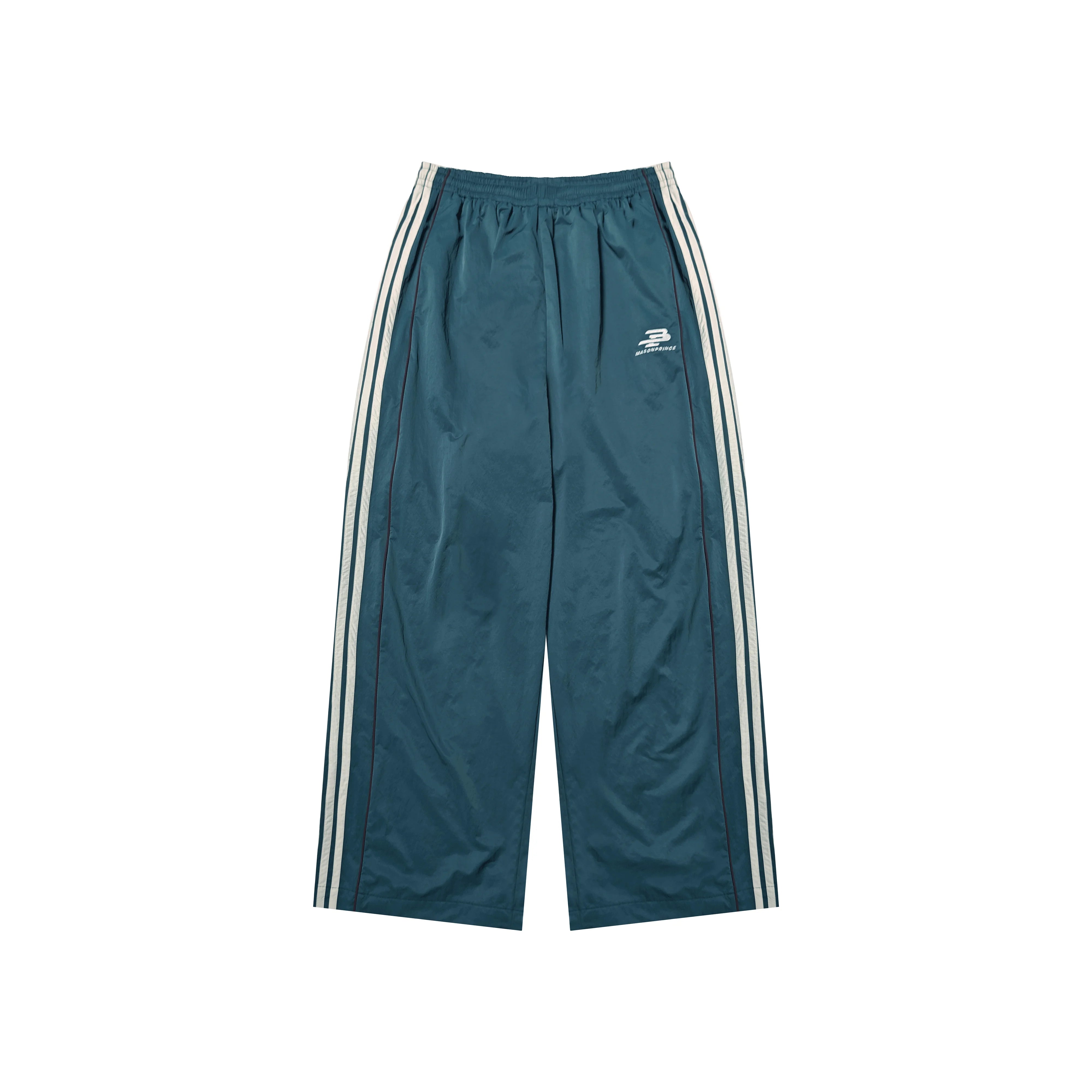 MASONPRINCE Men's Vintage Colorblock Track Suit with Stripe Detailing