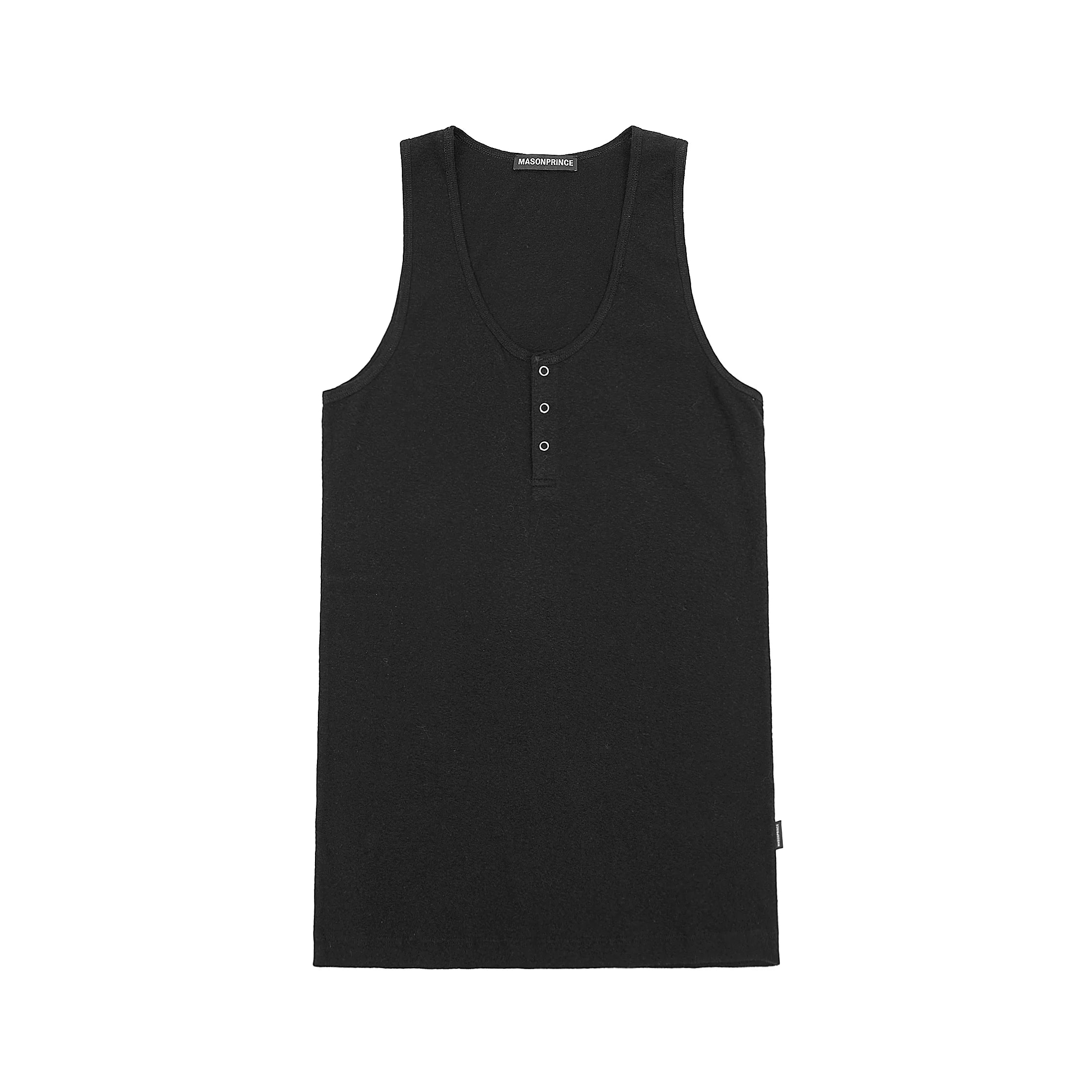 MASONPRINCE Women's Dyed Cotton Snap-Front Loose Vest