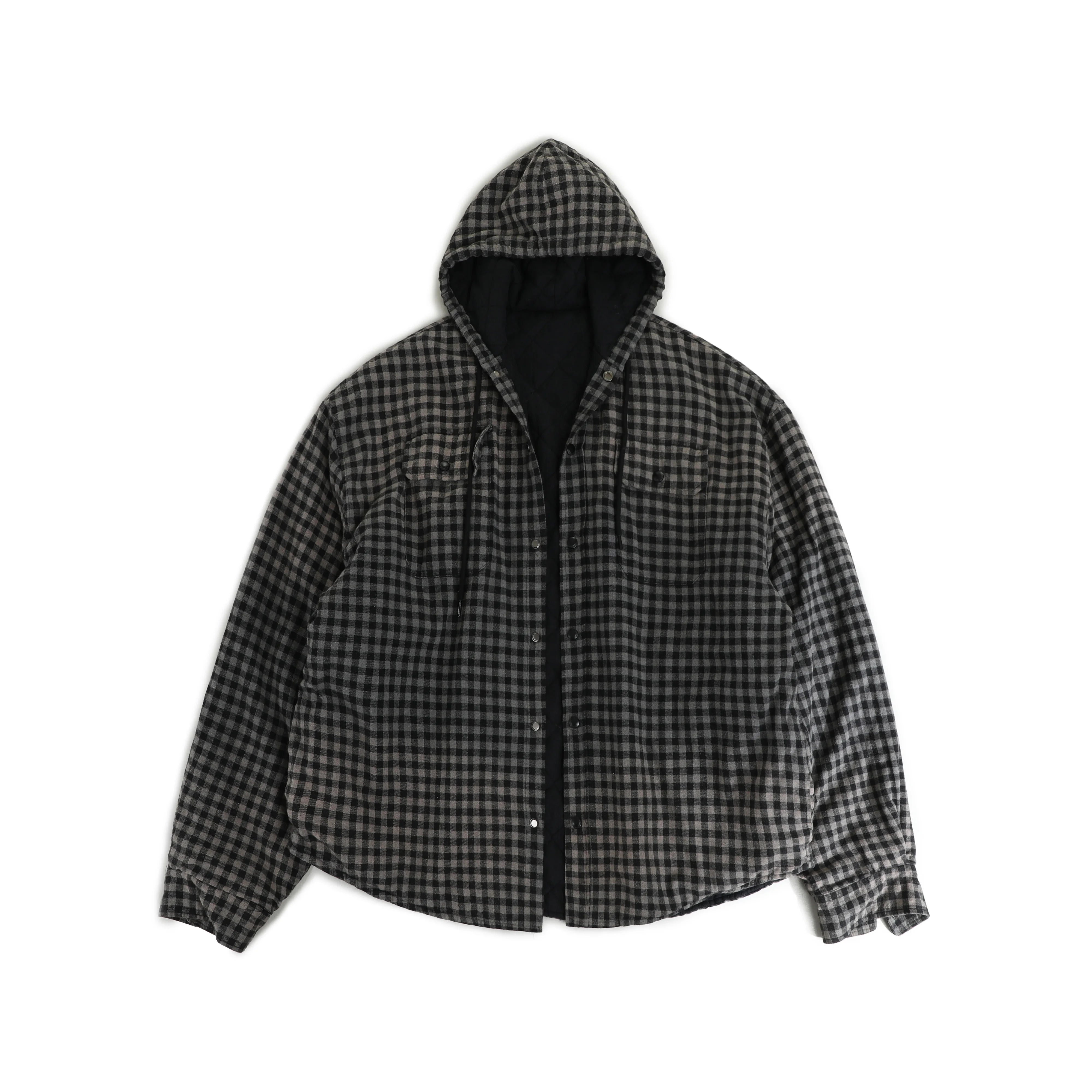 MASONPRINCE Checked Hooded Winter Shirt Jacket