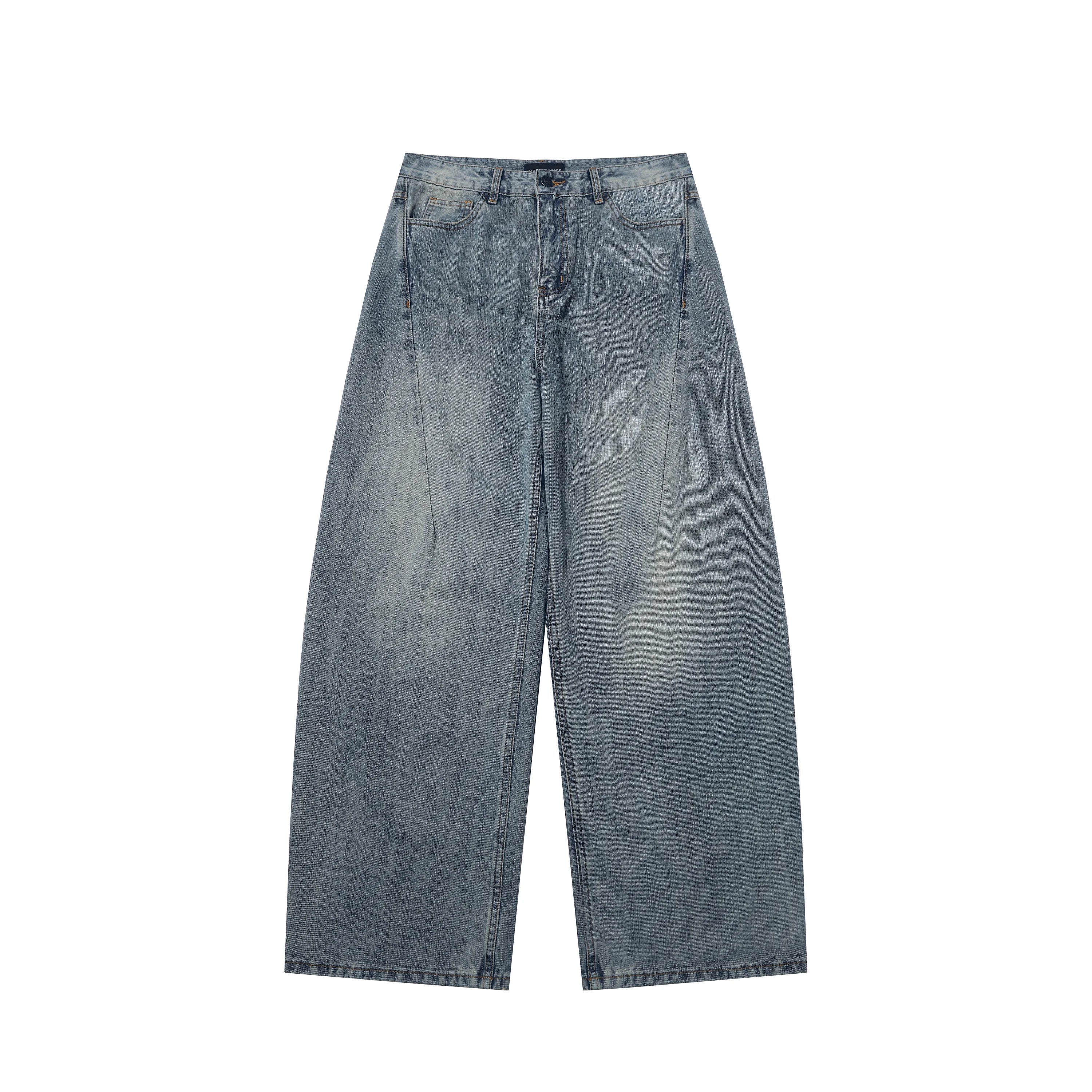 MASONPRINCE Women's High-Waisted Wide-Leg 80s Style Jeans