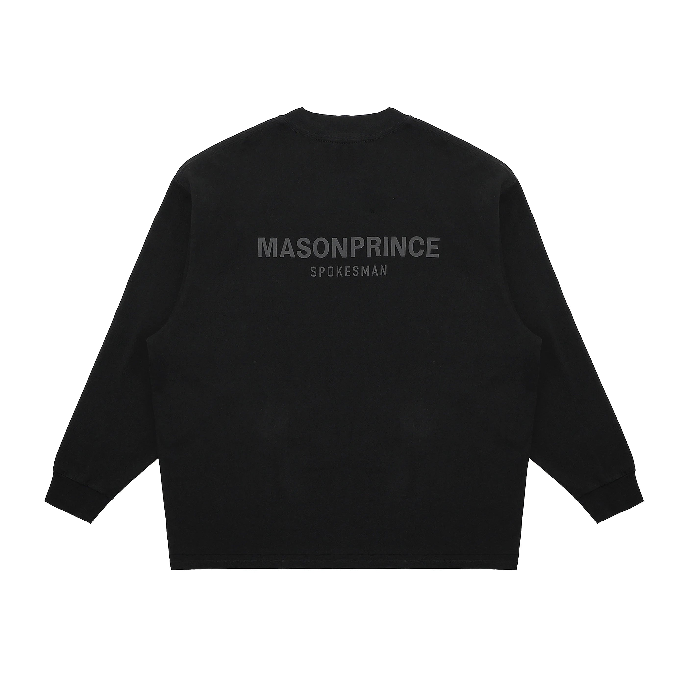 MASONPRINCE Reflective Heavyweight Knit Long Sleeve Tee
