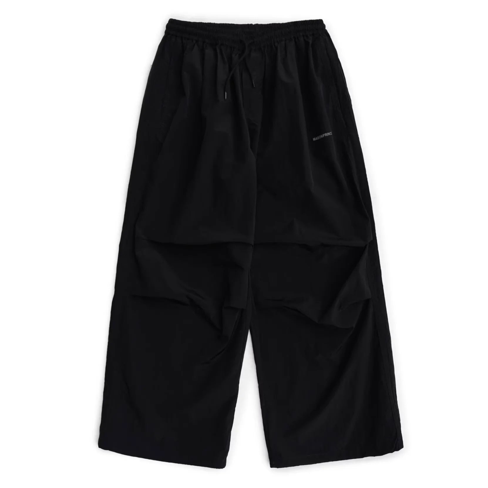 MASONPRINCE Women's Lightweight Paratrooper Pants with Dark Plaid Nylon Fabric