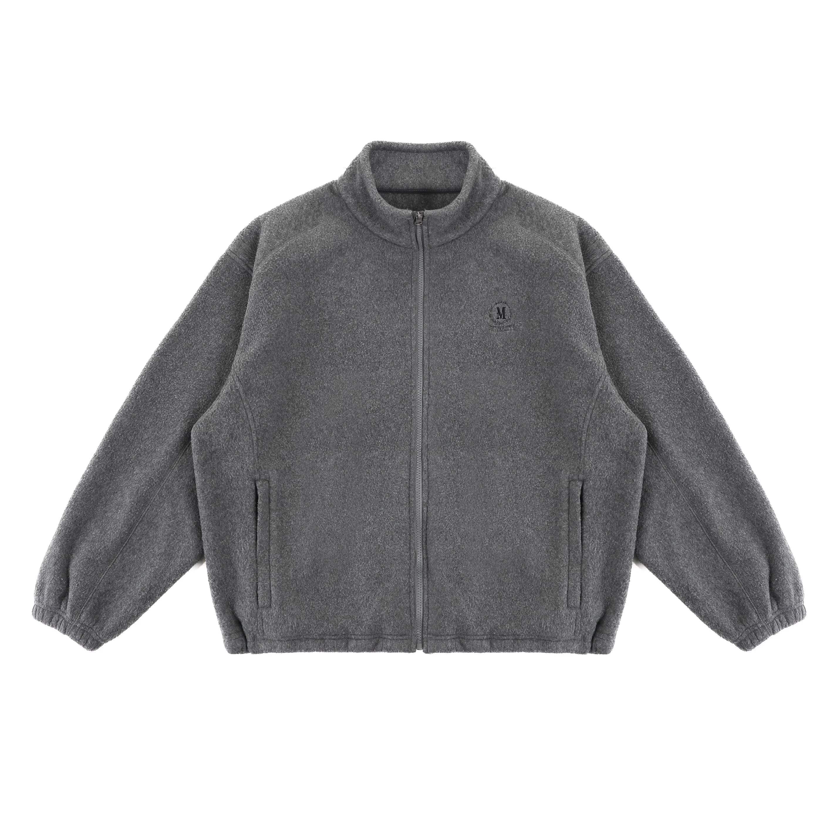 MASONPRINCE Refined Fleece Stand-Collar Oversized Jacket