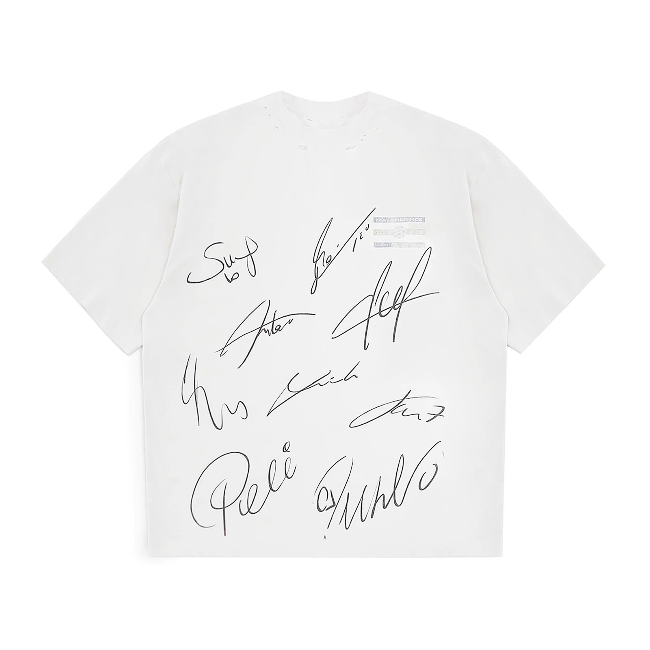 MASONPRINCE Women's Oversized Signature-Print Cotton T-Shirt