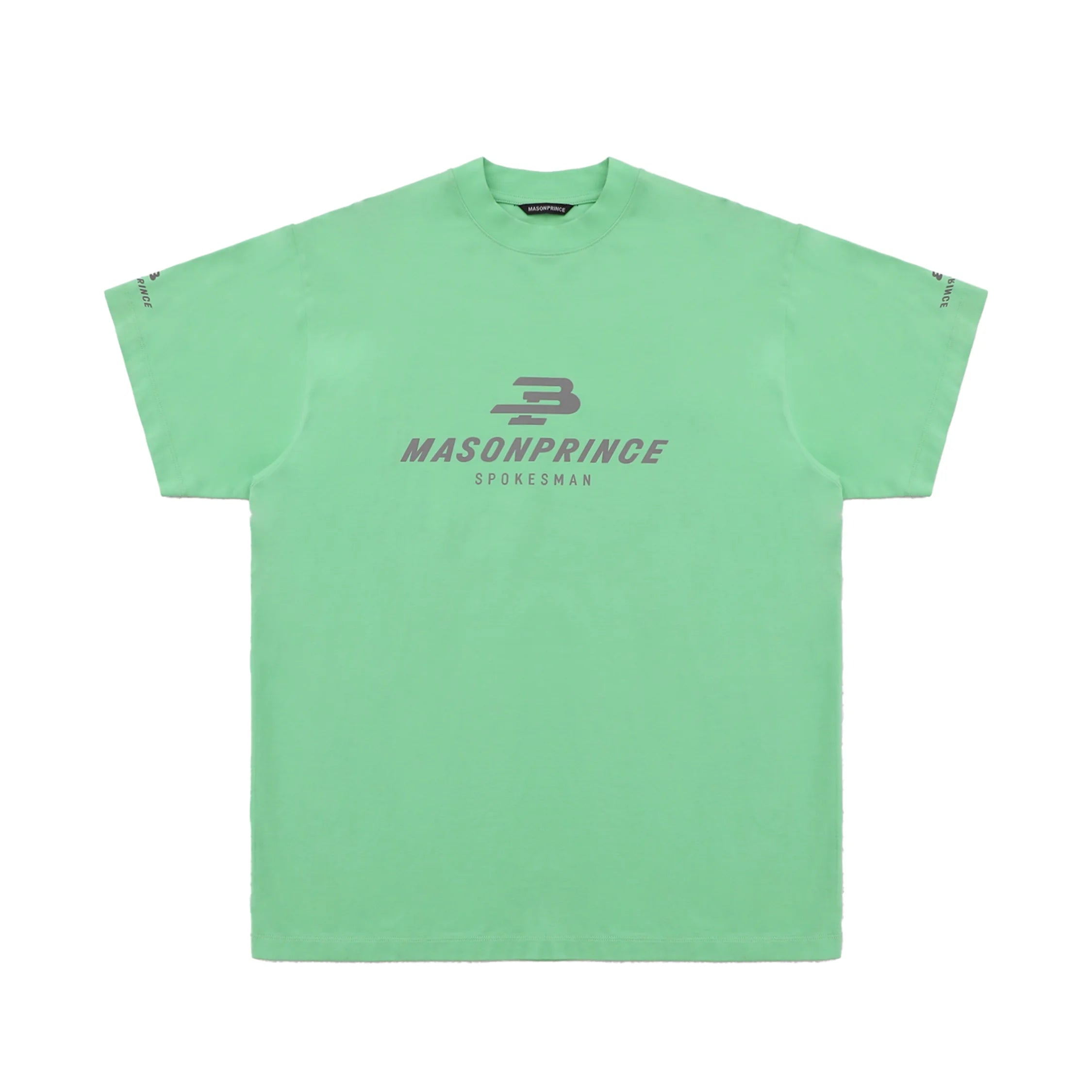 MASONPRINCE Women's Oversized Mint Green Graphic T-Shirt