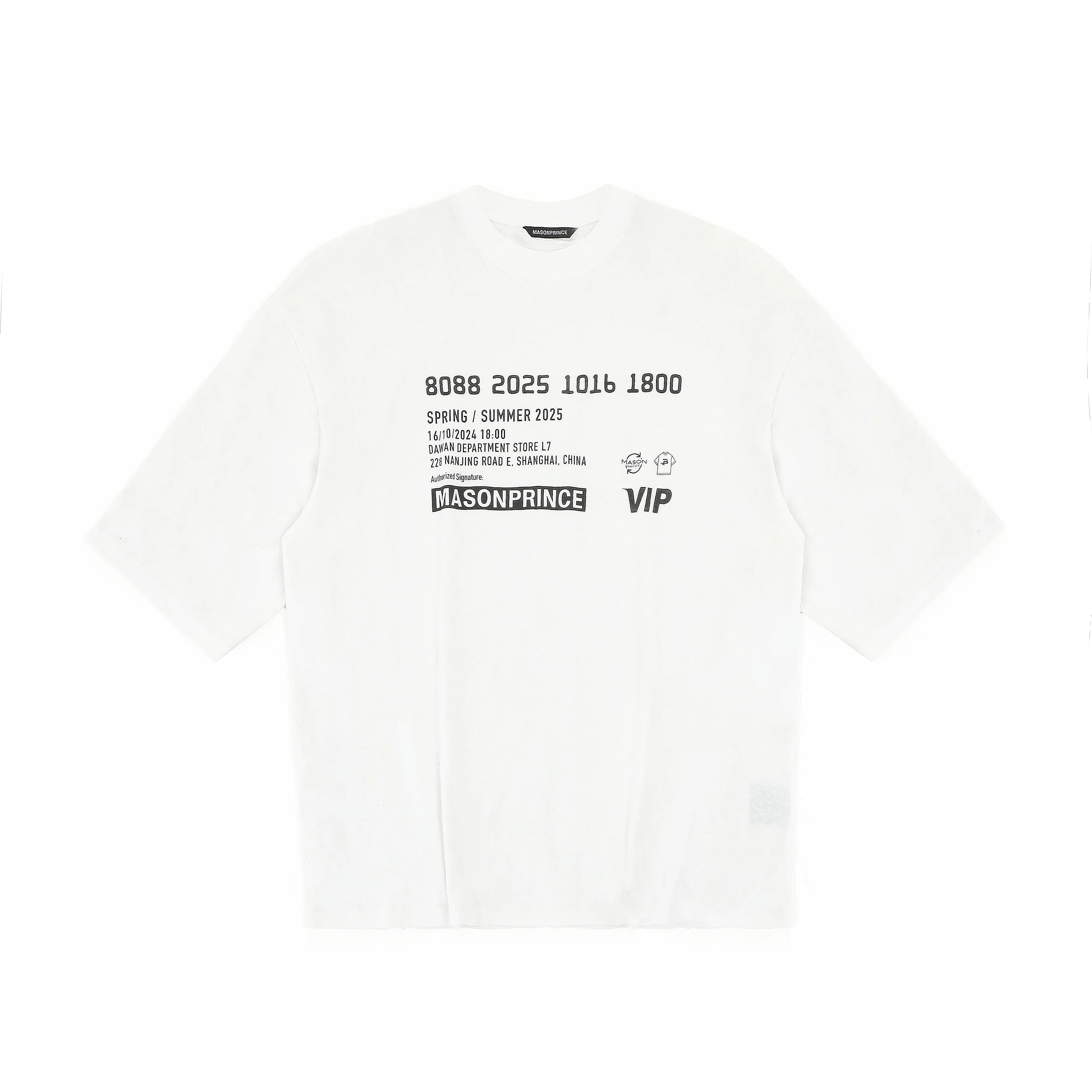 MASONPRINCE SS25 VIP Invitation Graphic T-Shirt