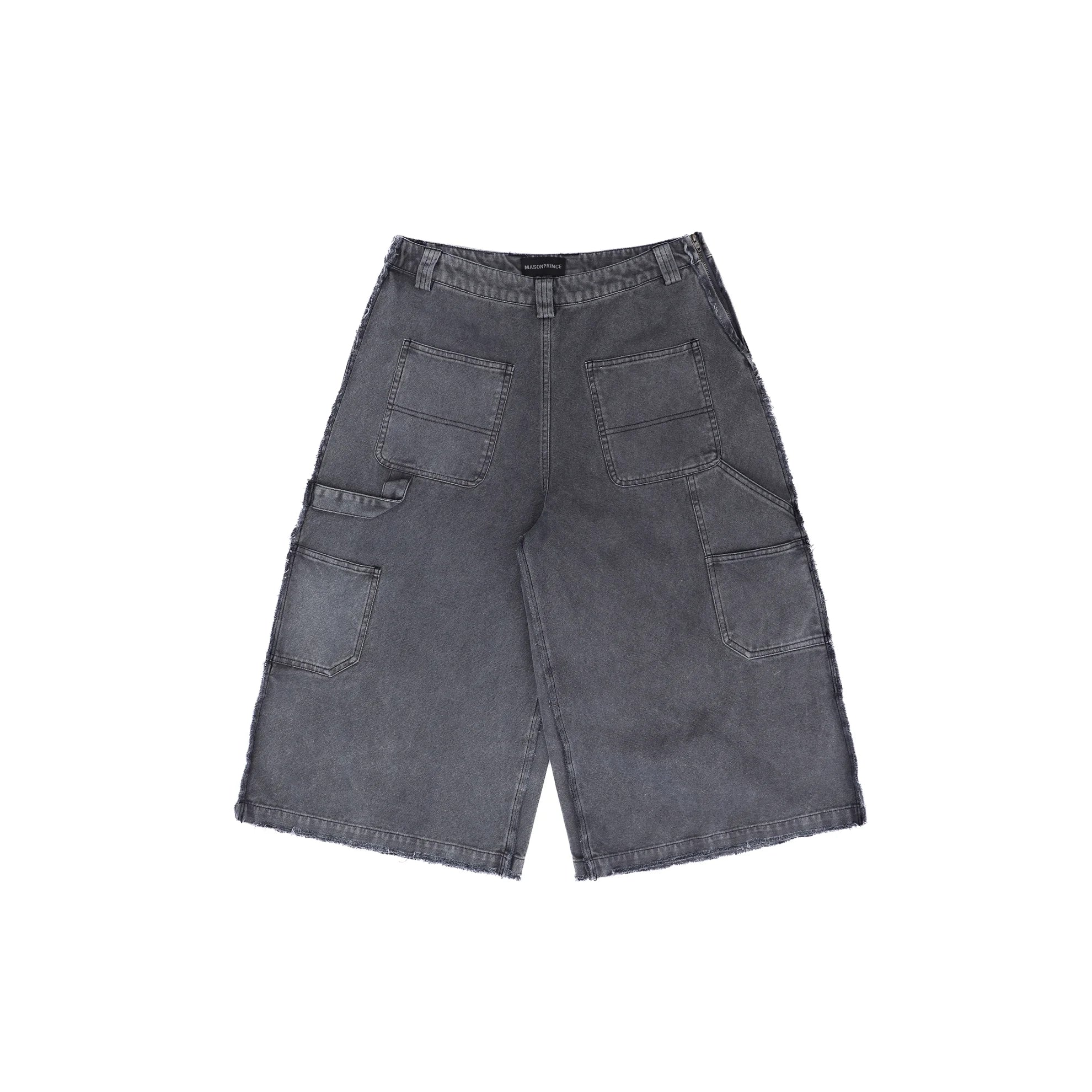 MASONPRINCE Washed Canvas Cargo Shorts