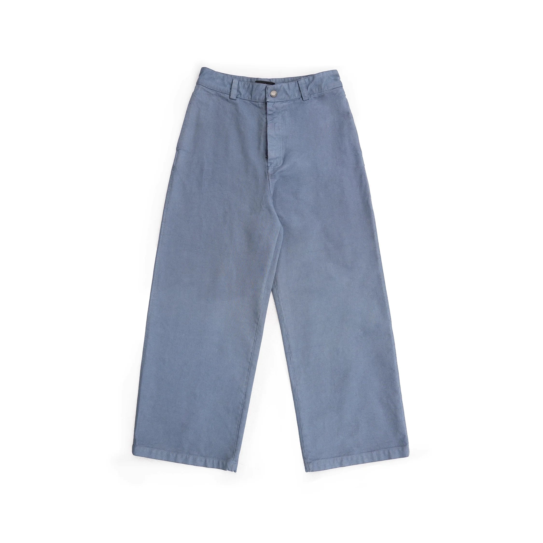 MASONPRINCE Wide-Leg High-Rise Faded Work Pants