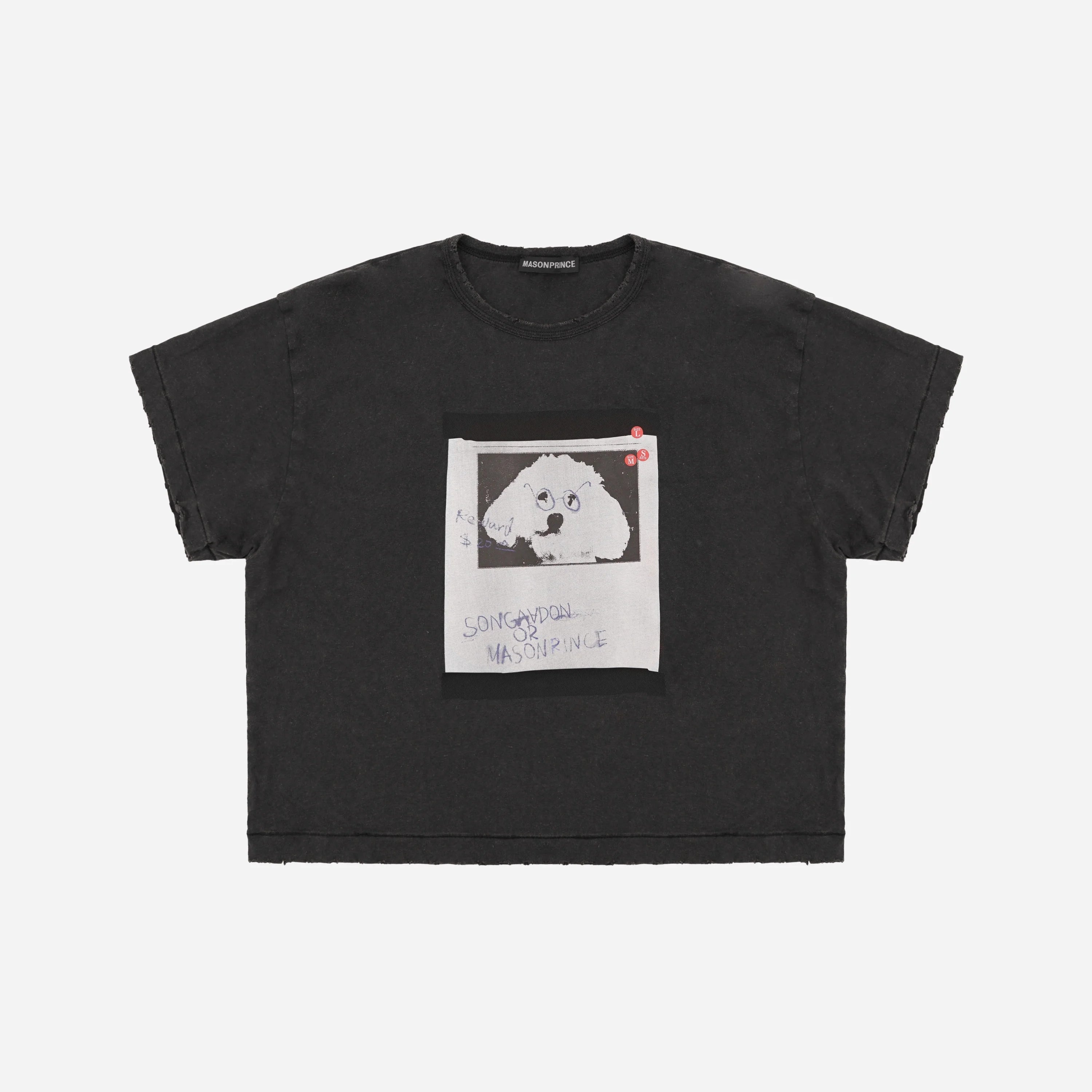 MASONPRINCE Graffiti Dog Graphic Short-Sleeve T-Shirt