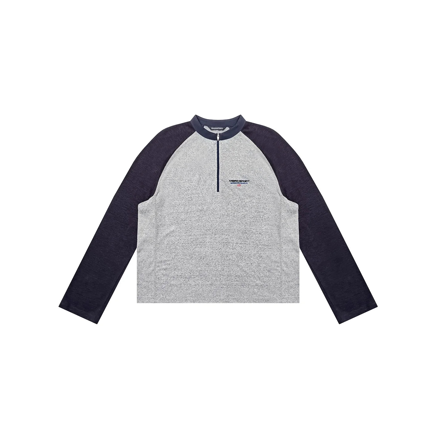 MASONPRINCE Men's Retro Colorblock Raglan Long Sleeve Tee