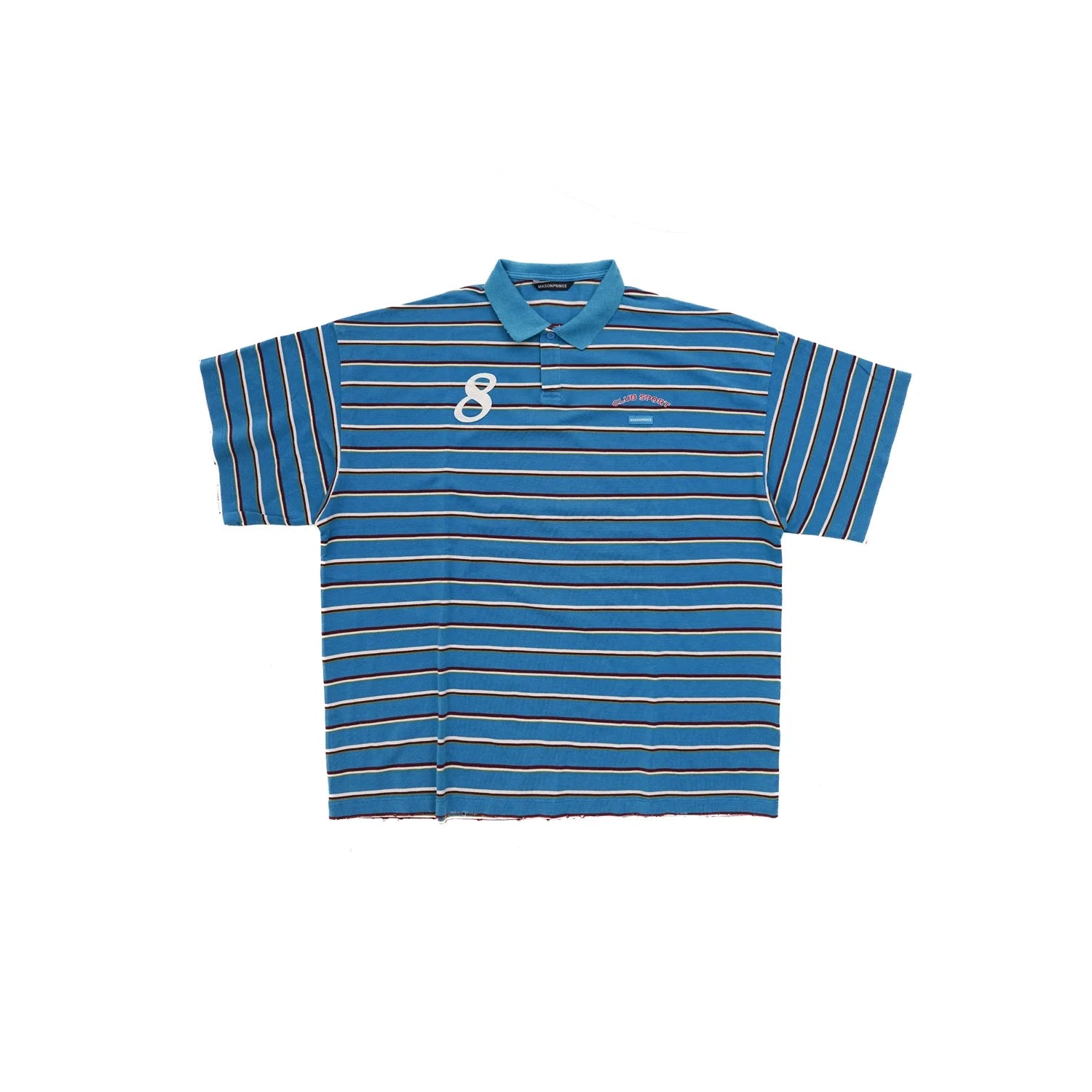 MASONPRINCE Striped Retro Polo Shirt
