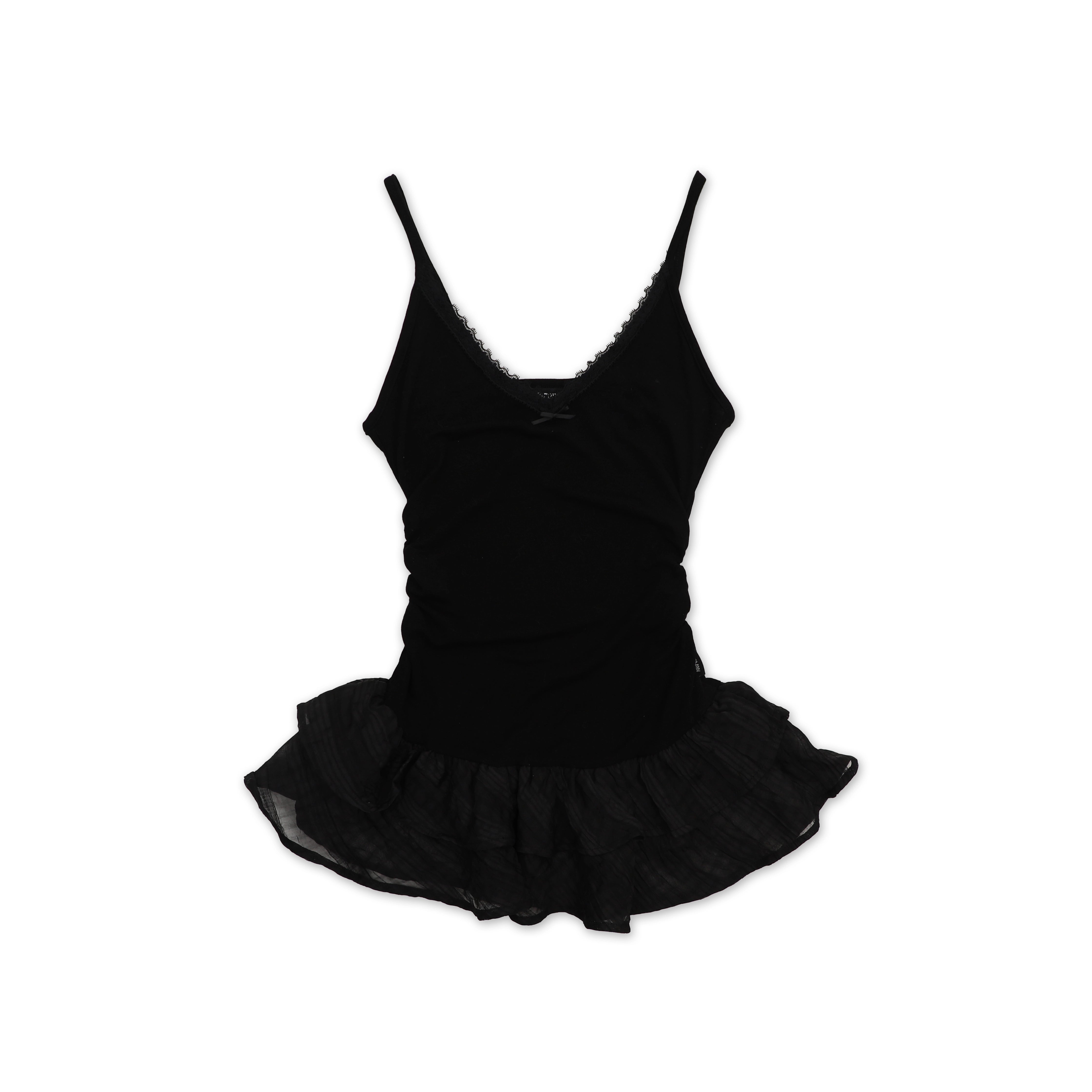 MoroMoro Women's Tencel Wool Ruffle Camisole