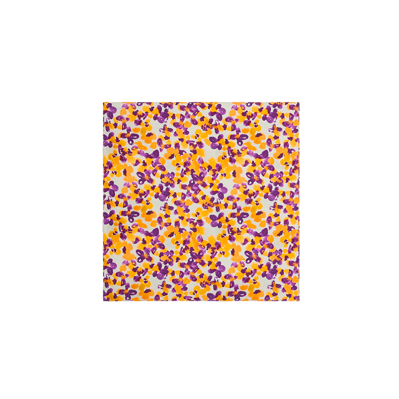 Alright Then Colorful Floral Print Silk Scarf