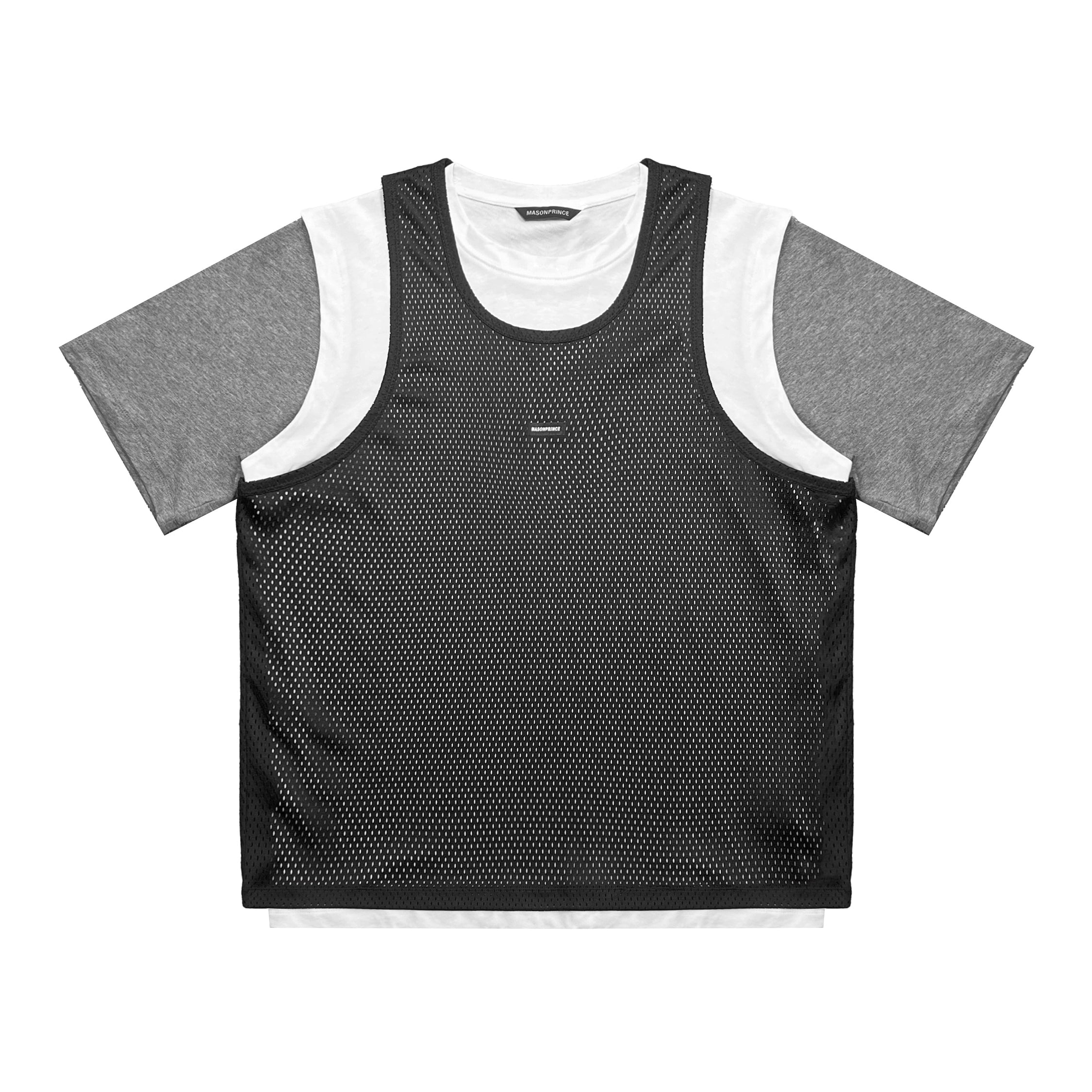 Mason Prince Layered Mesh Short Sleeve Jersey