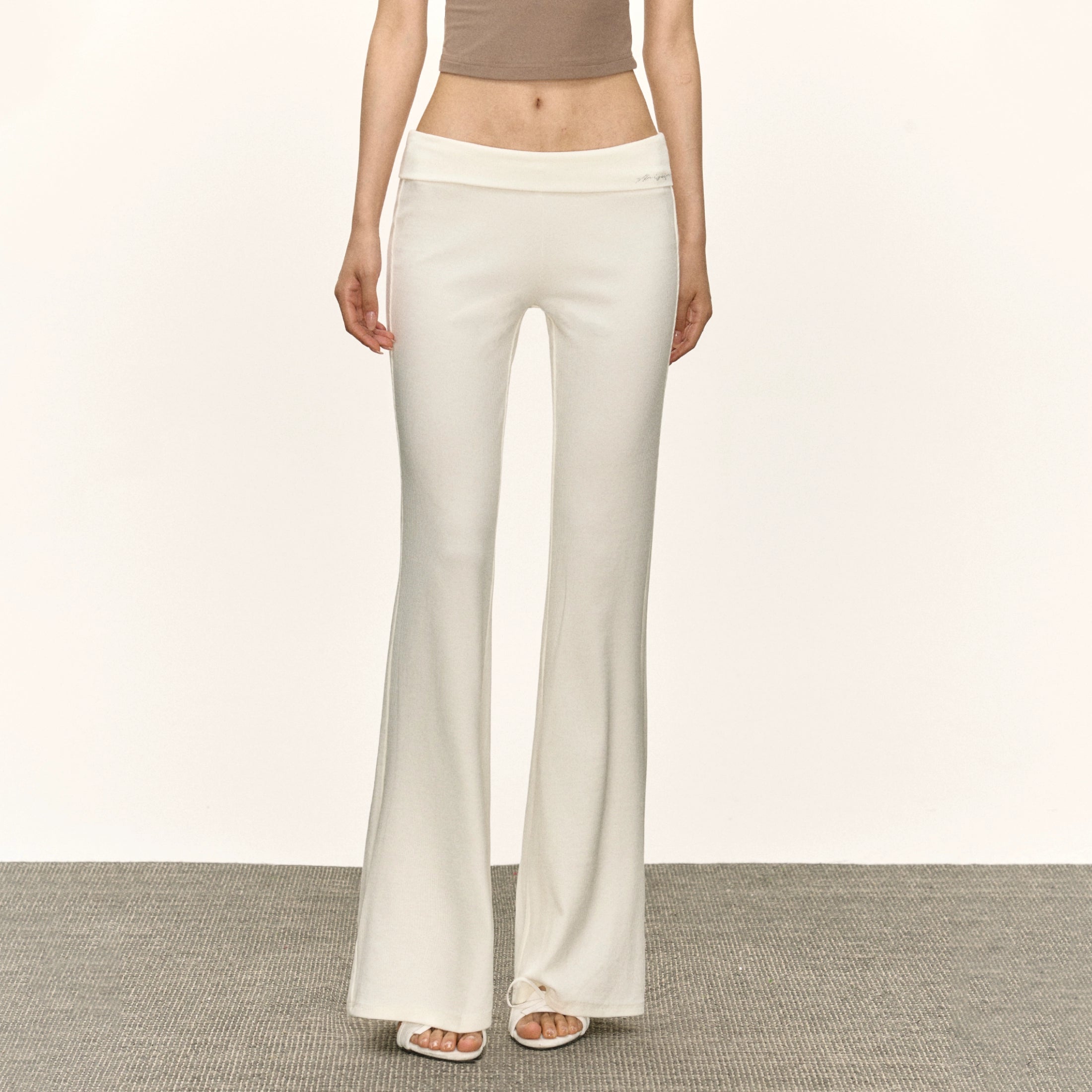Ariseism Retro Style Hot Diamond Logo Women's Casual Pants