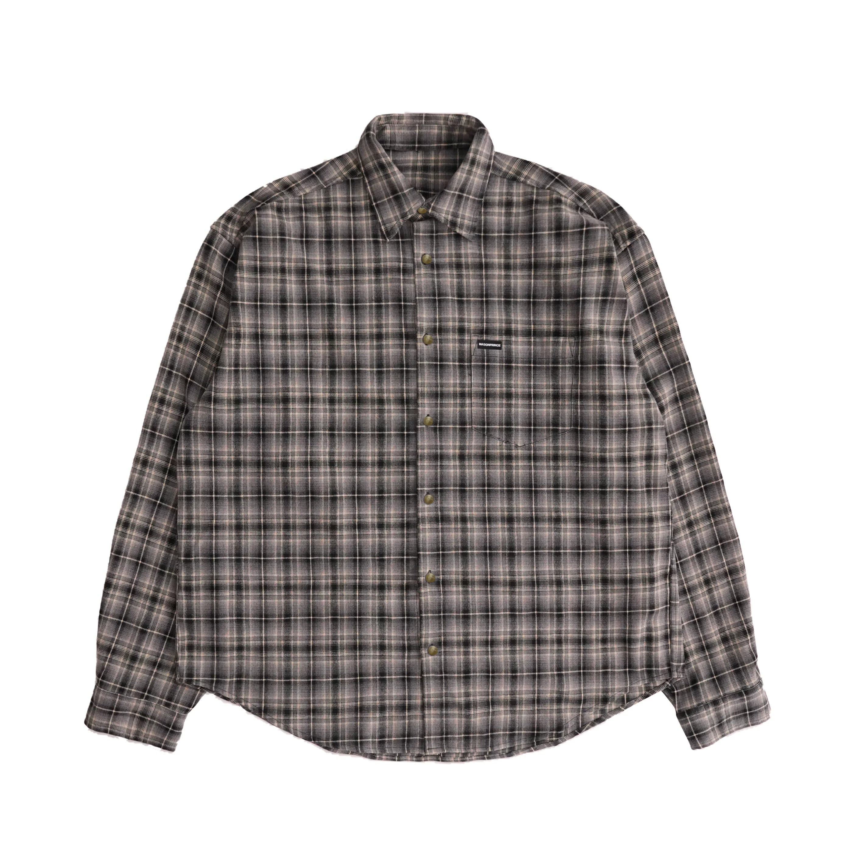 Mason Prince Retro Plaid Shirt for Casual Style