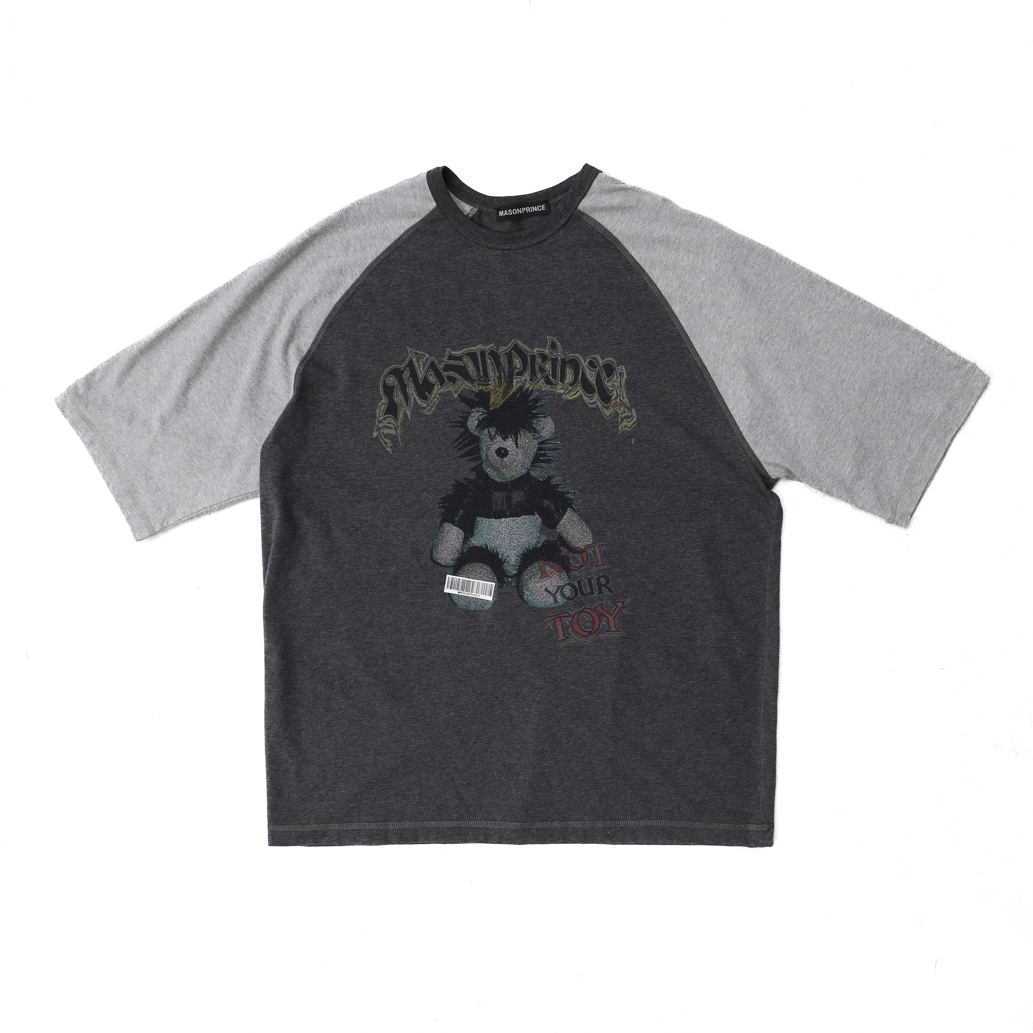 Mason Prince Color Blocked Sleeve Graphic Tee