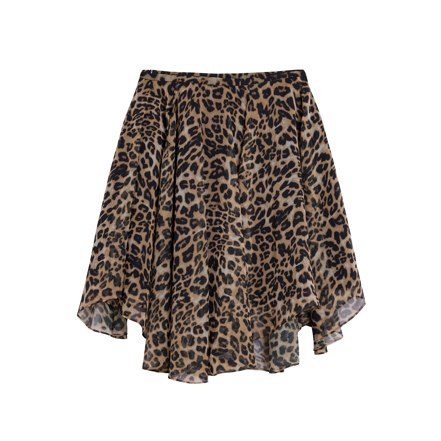 Alright Then Stylish Leopard Print Layered Skirt