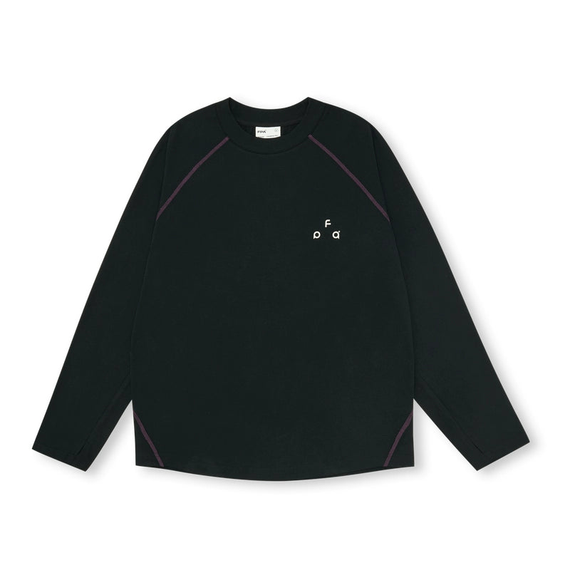 FPA CoolDry Antibacterial Long Sleeve Tee in Black