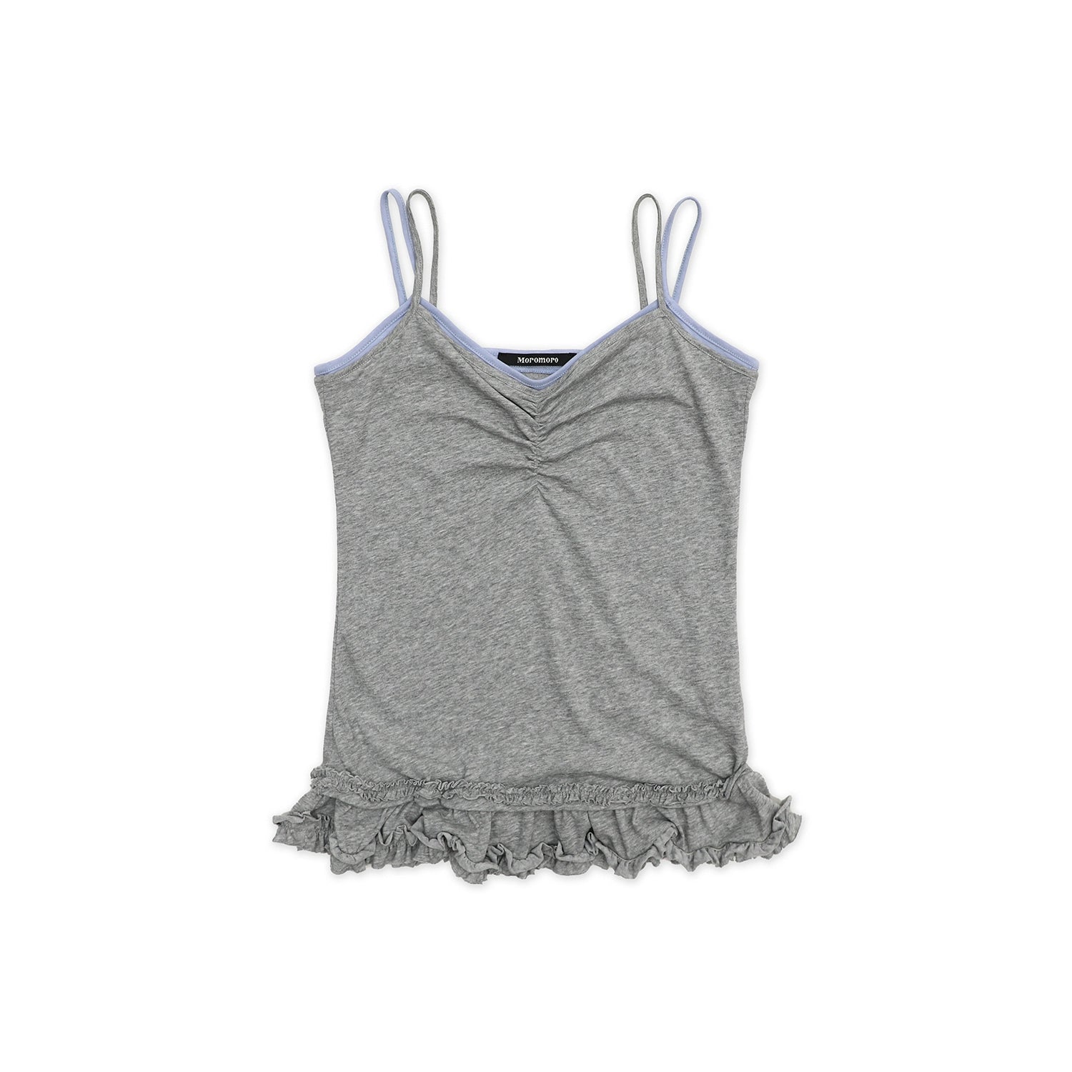 MoroMoro Floral Ruffle Camisole - V-Neck Design