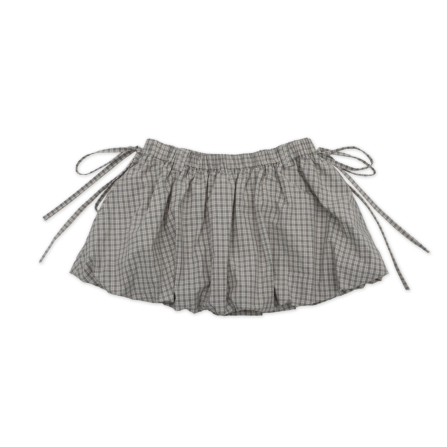 Moromoro Vintage Plaid Double Layer Skirt