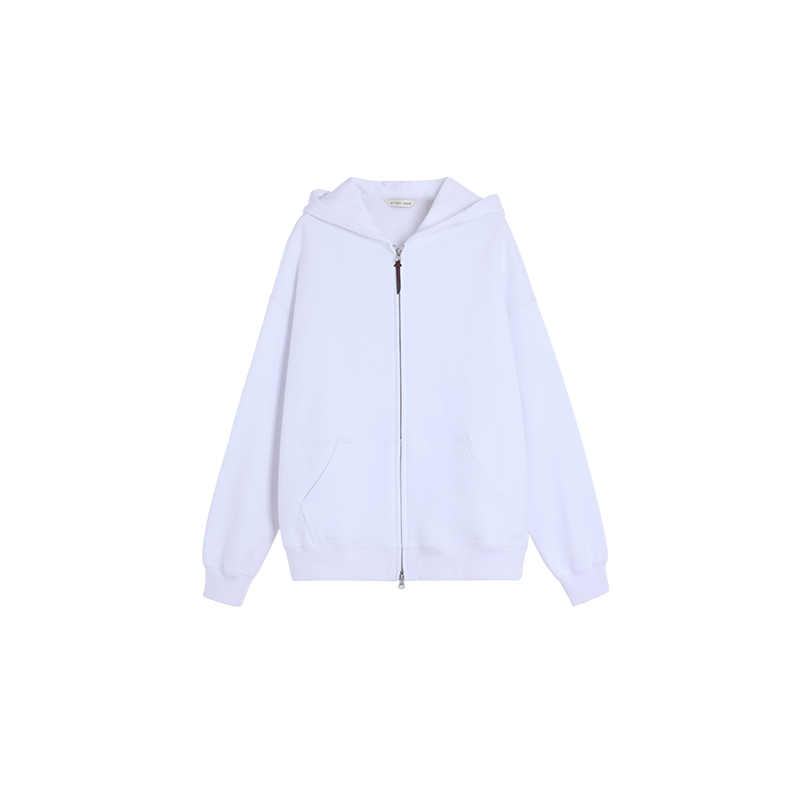 Alright Then Tri-Color Cotton Hooded Jacket