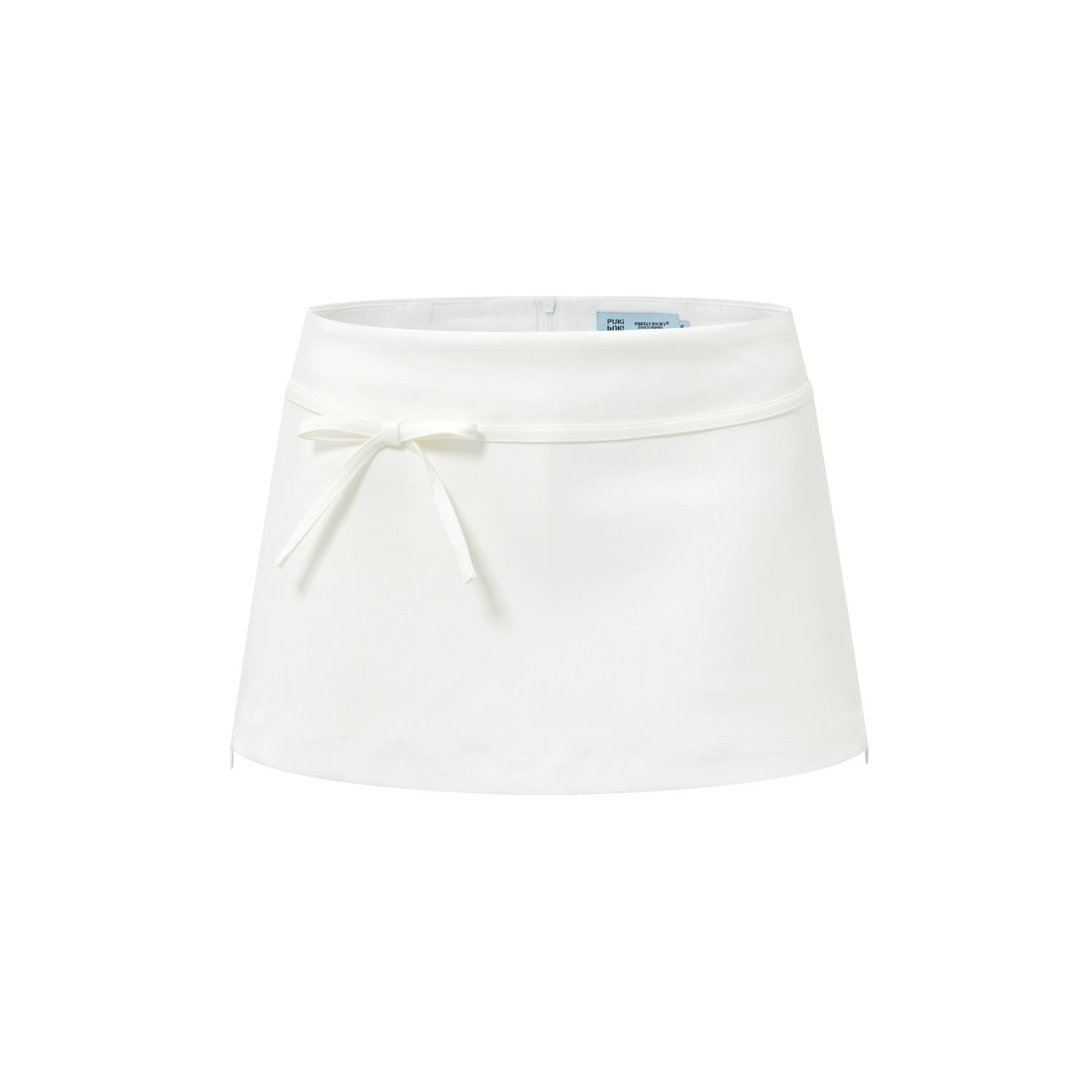 Puki Puki Retro Multi-Wear Detachable Bow Mini Skirt
