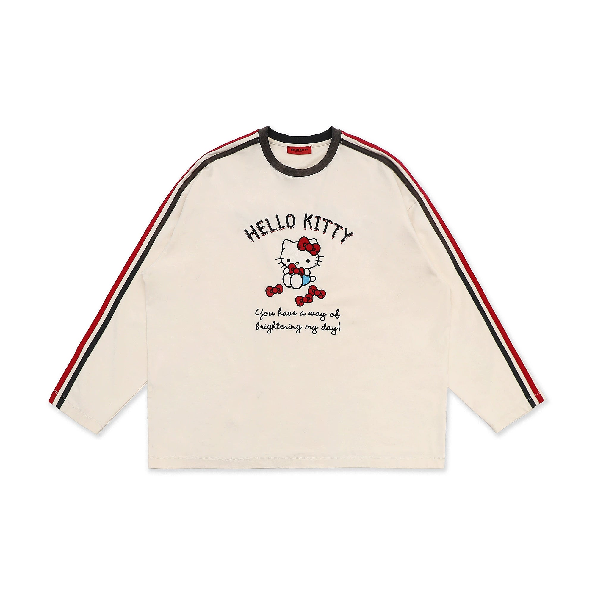 MoroMoro Hello Kitty Embroidered Long Sleeve Tee