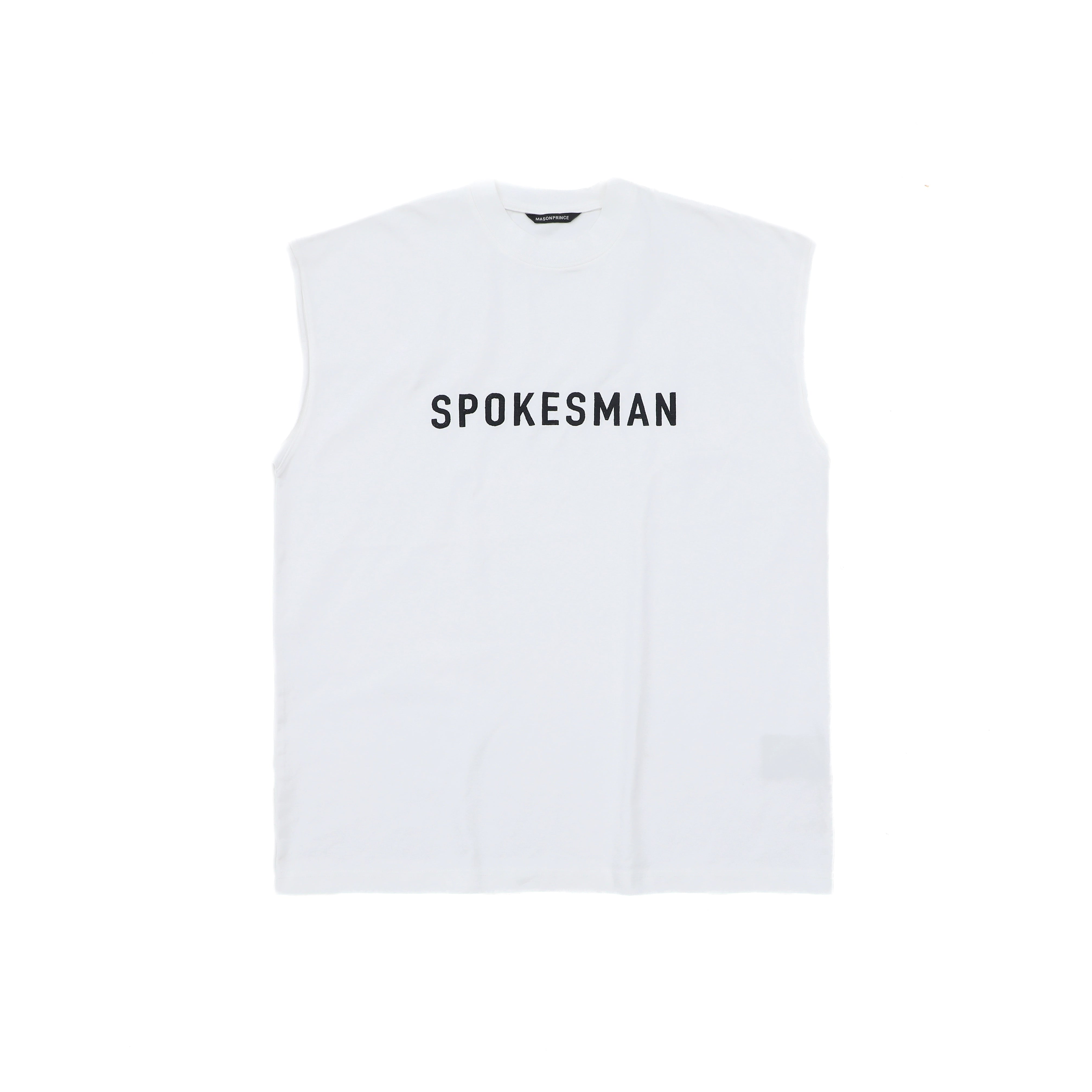 Mason Prince Spokesman Sleeveless Top with Bold Embroidery
