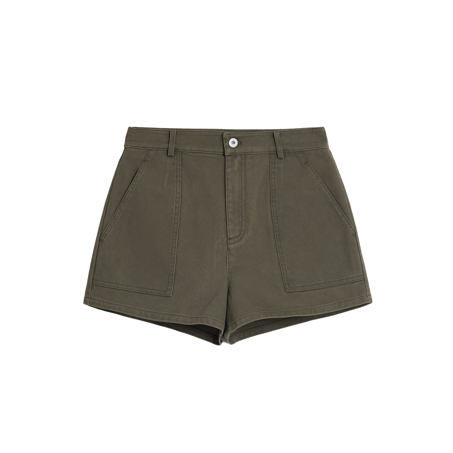 Alright Then Tri-Color Vintage Cotton Jersey Work Shorts