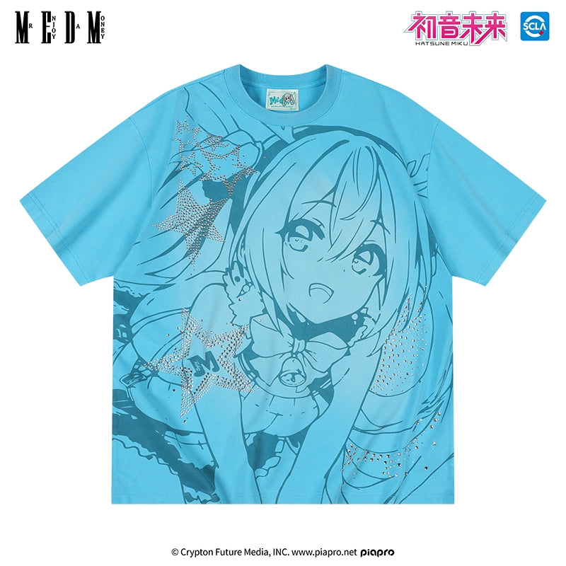 MEDM Hatsune Miku Graphic T-Shirt for Couples